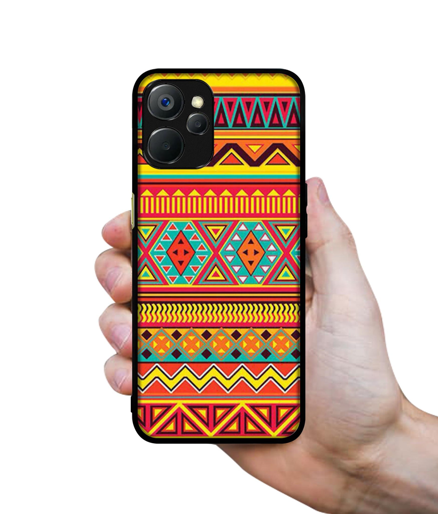Artistic Rangoli Design Designer 2D Printed Back Case Cover for Realme 9i 5G
