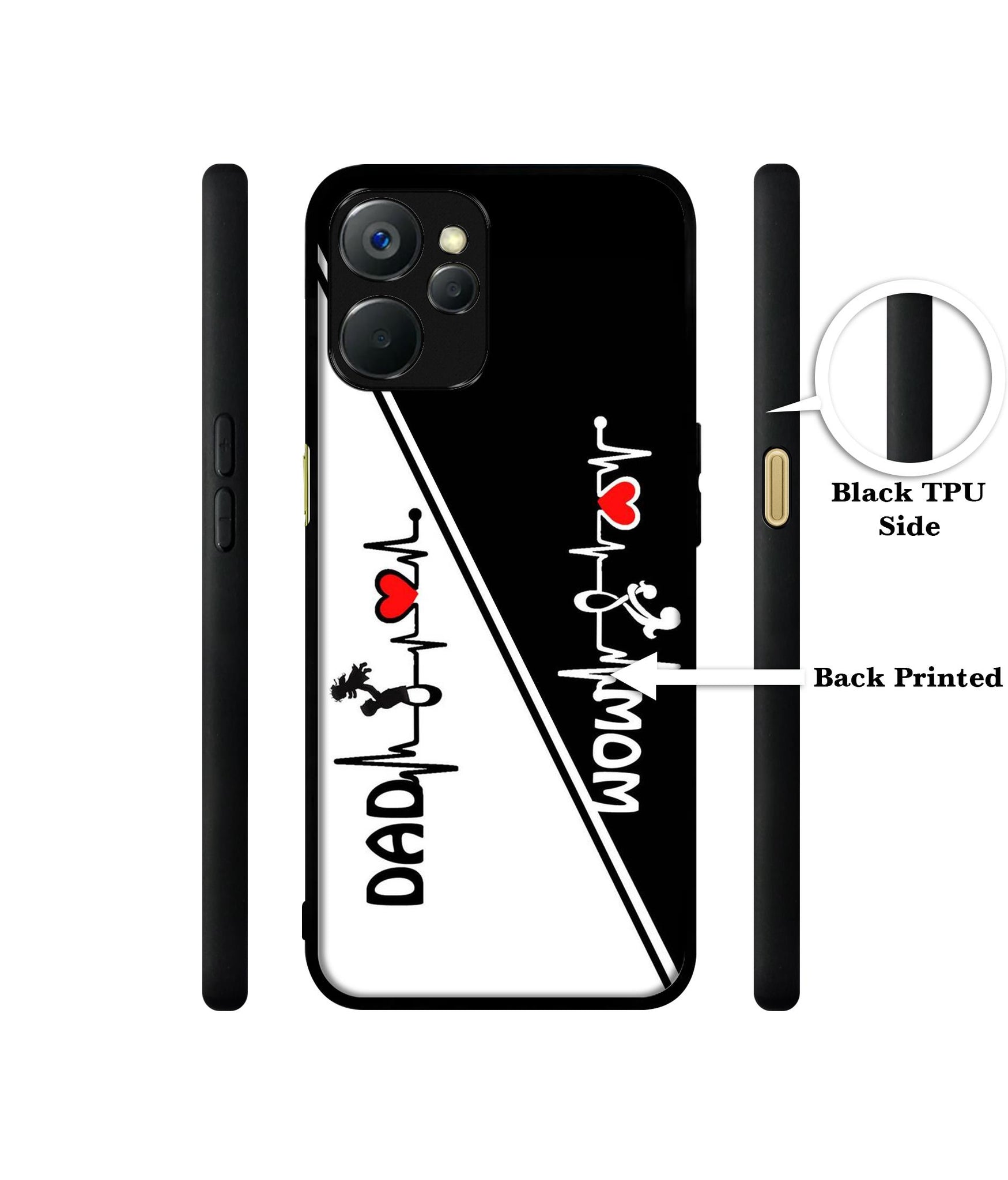 Mom and Dad Lover Design Designer 2D Printed Back Case Cover for Realme 9i 5G