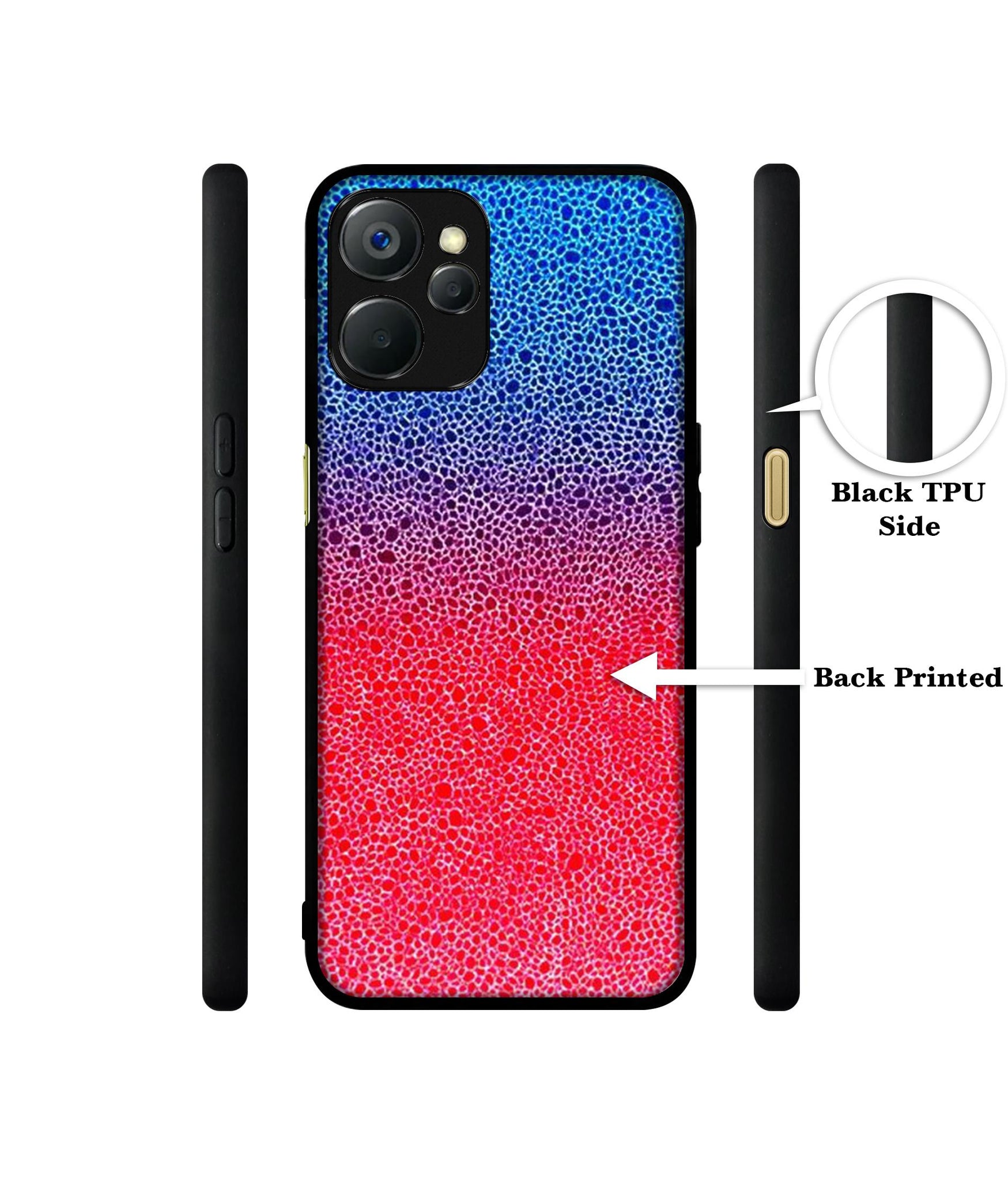 Bubbles Design Designer 2D Printed Back Case Cover for Realme 9i 5G
