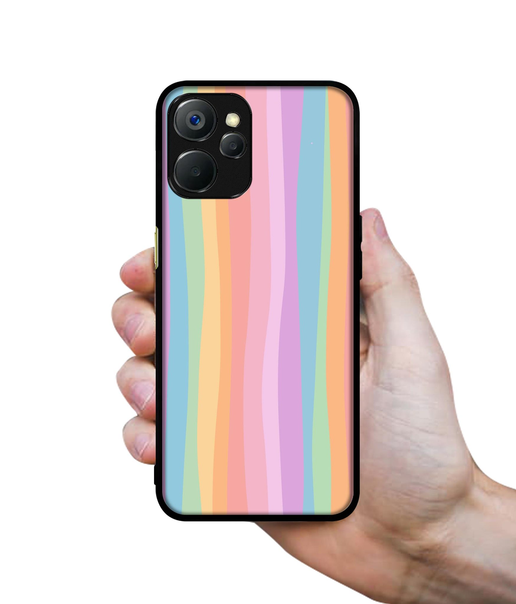 Cool Rainbow Design Designer 2D Printed Back Case Cover for Realme 9i 5G
