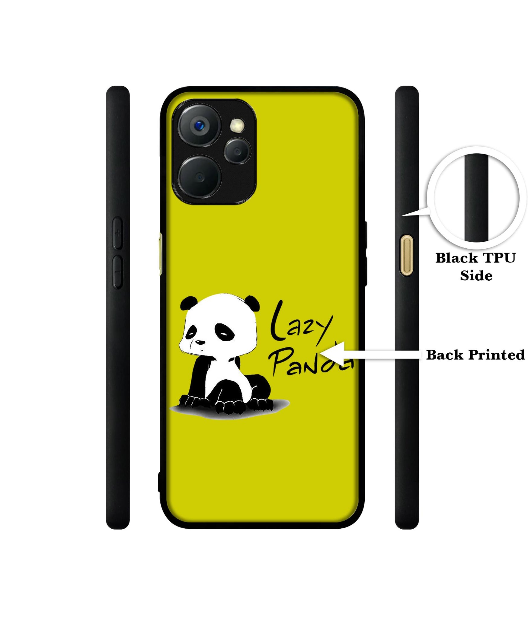 Lazy Panda Design Designer 2D Printed Back Case Cover for Realme 9i 5G