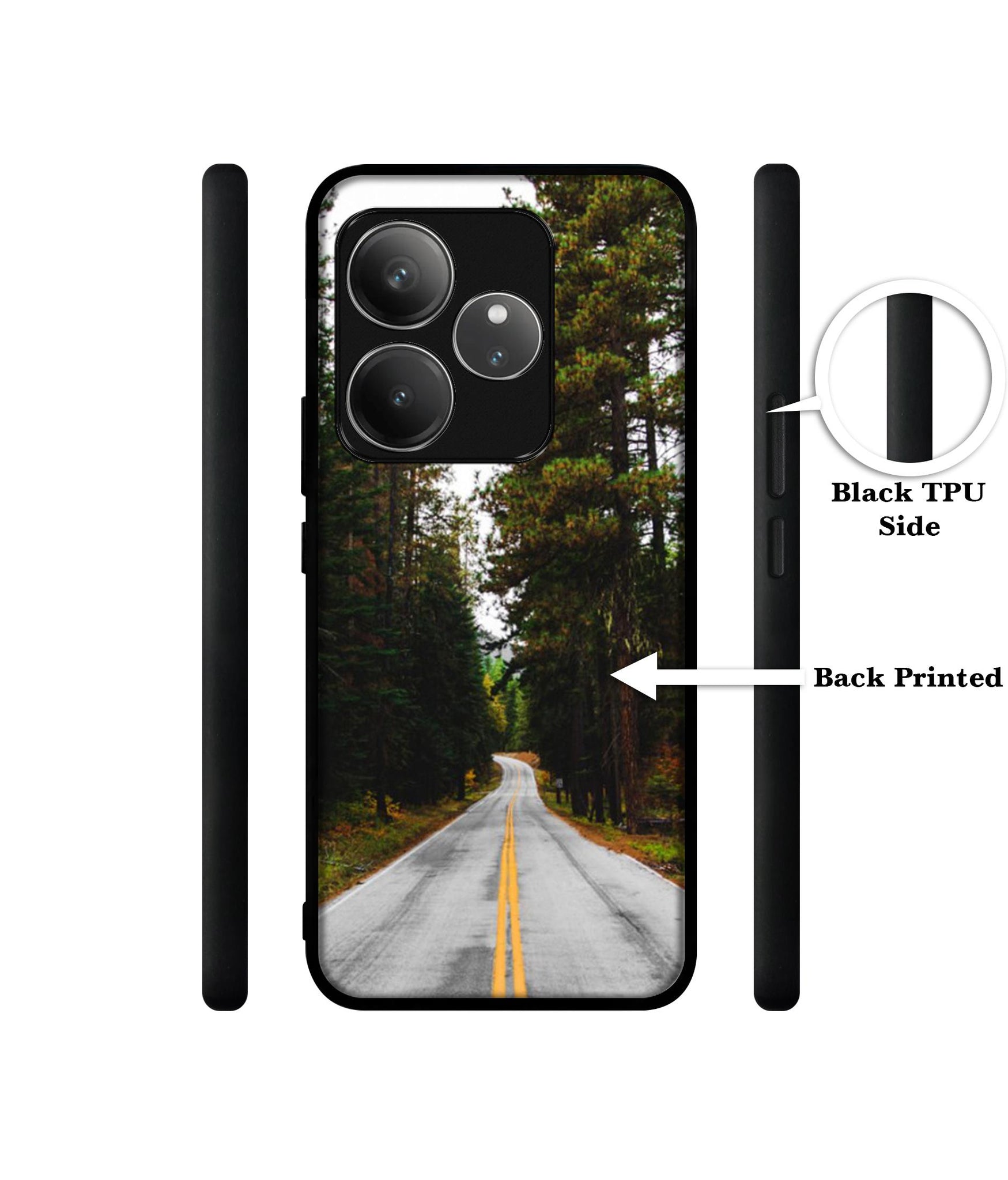 Road Photo Design Designer 2D Printed Back Case Cover for Realme GT 6 5G / GT 6T 5G
