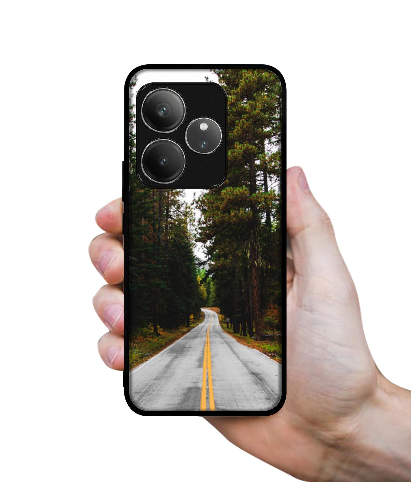 Road Photo Design Designer 2D Printed Back Case Cover for Realme GT 6 5G / GT 6T 5G