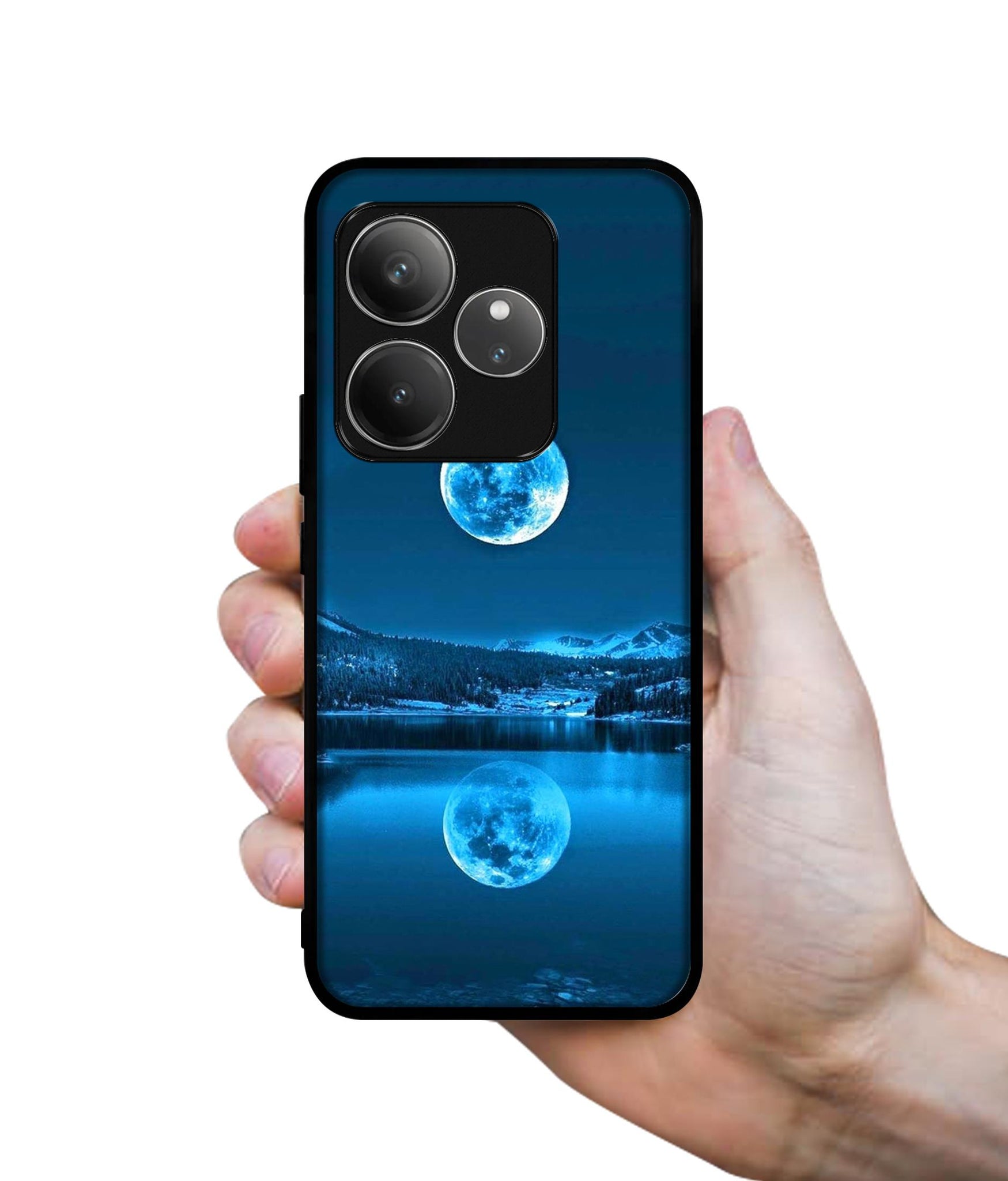 Awesome Moon Design Designer 2D Printed Back Case Cover for Realme GT 6 5G / GT 6T 5G