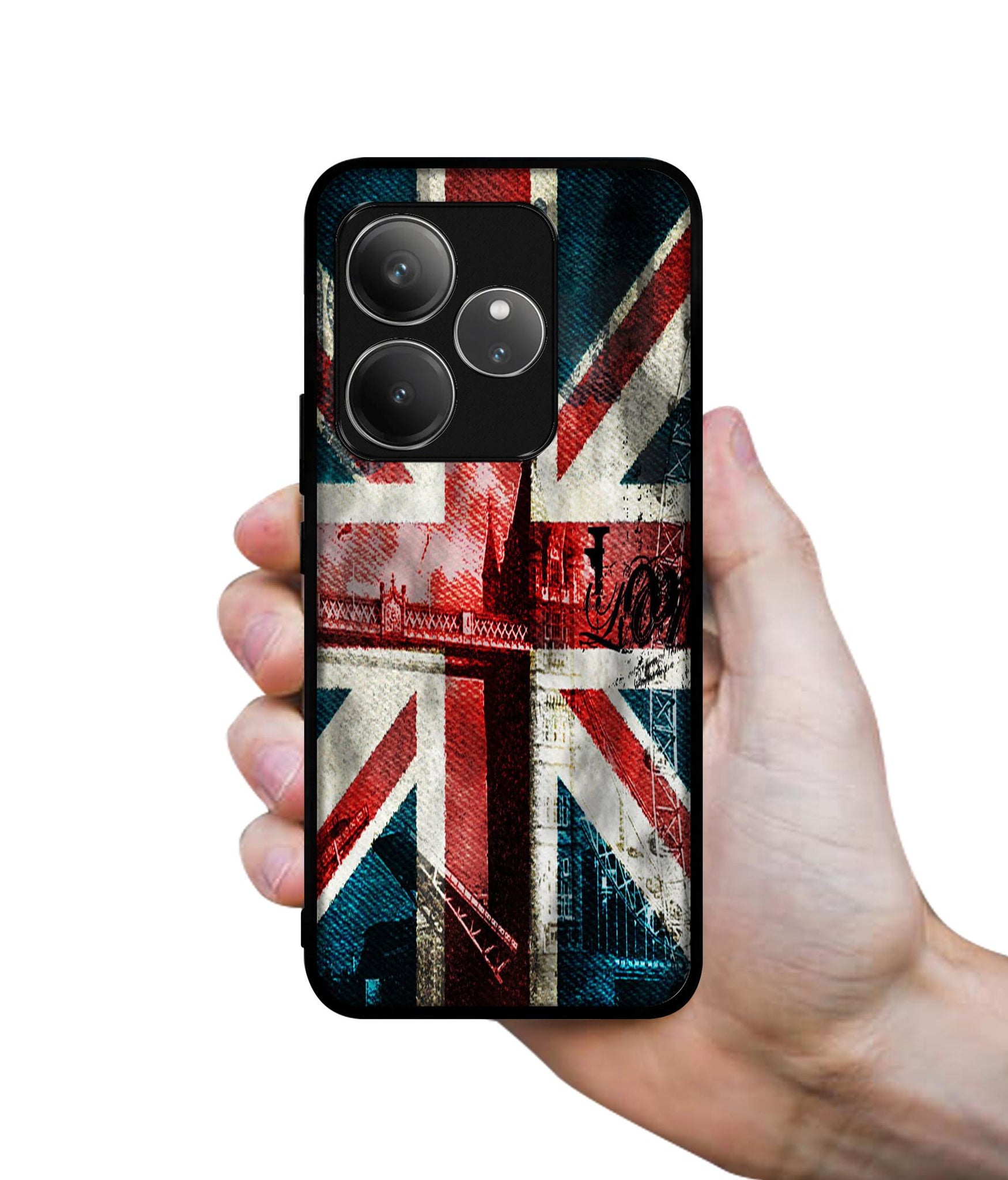 London Flag wallpaper Design Designer 2D Printed Back Case Cover for Realme GT 6 5G / GT 6T 5G