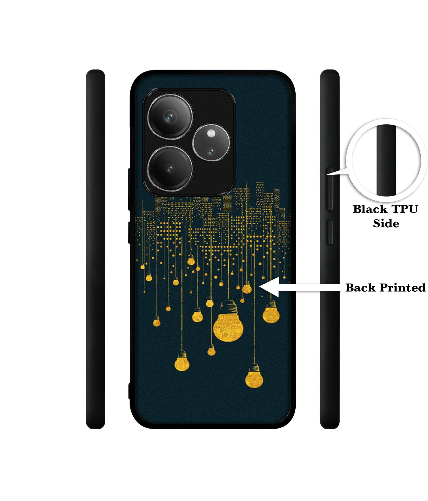 City Light Pattern Design Designer 2D Printed Back Case Cover for Realme GT 6 5G / GT 6T 5G