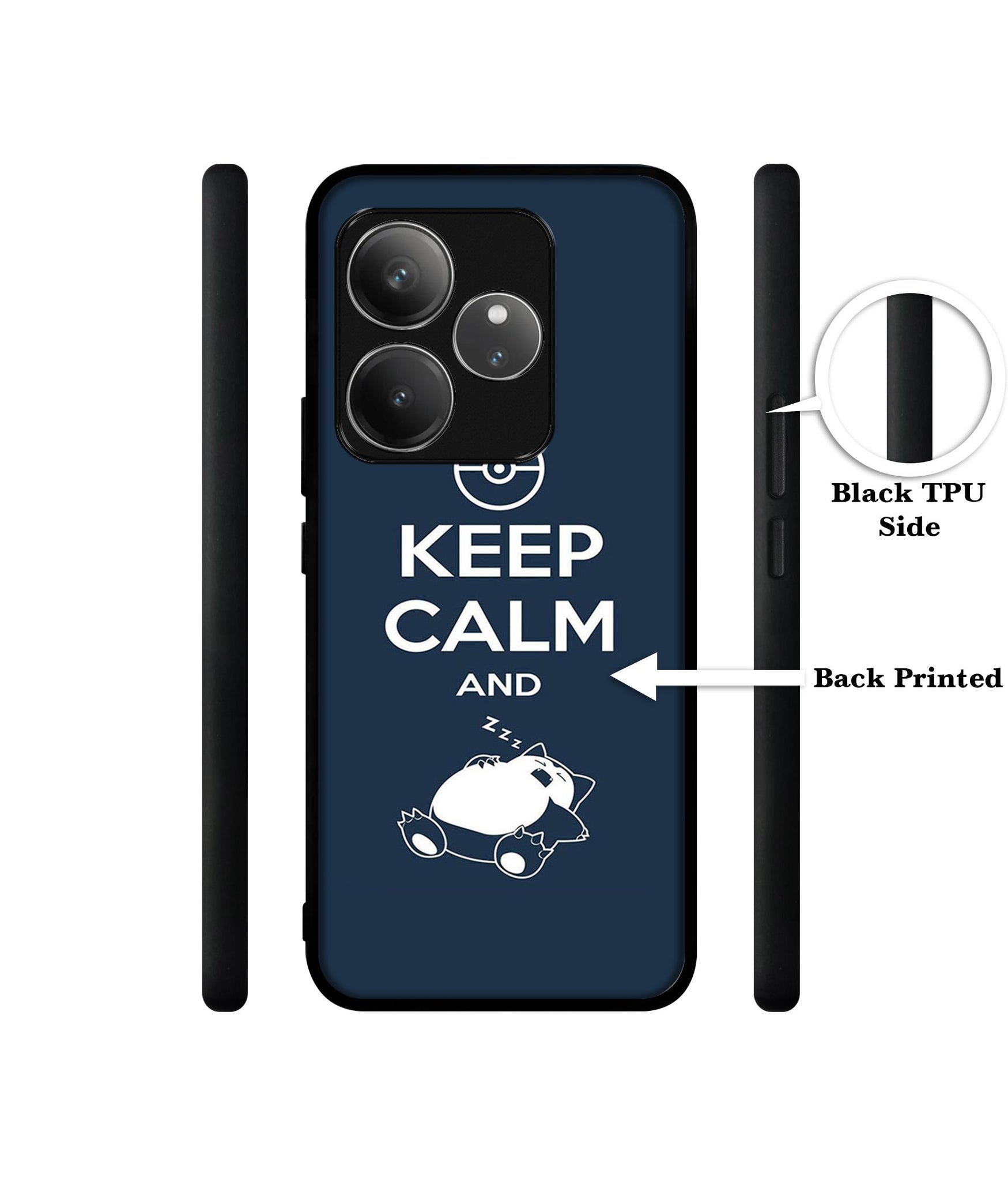 Sleep Pattern Design Designer 2D Printed Back Case Cover for Realme GT 6 5G / GT 6T 5G