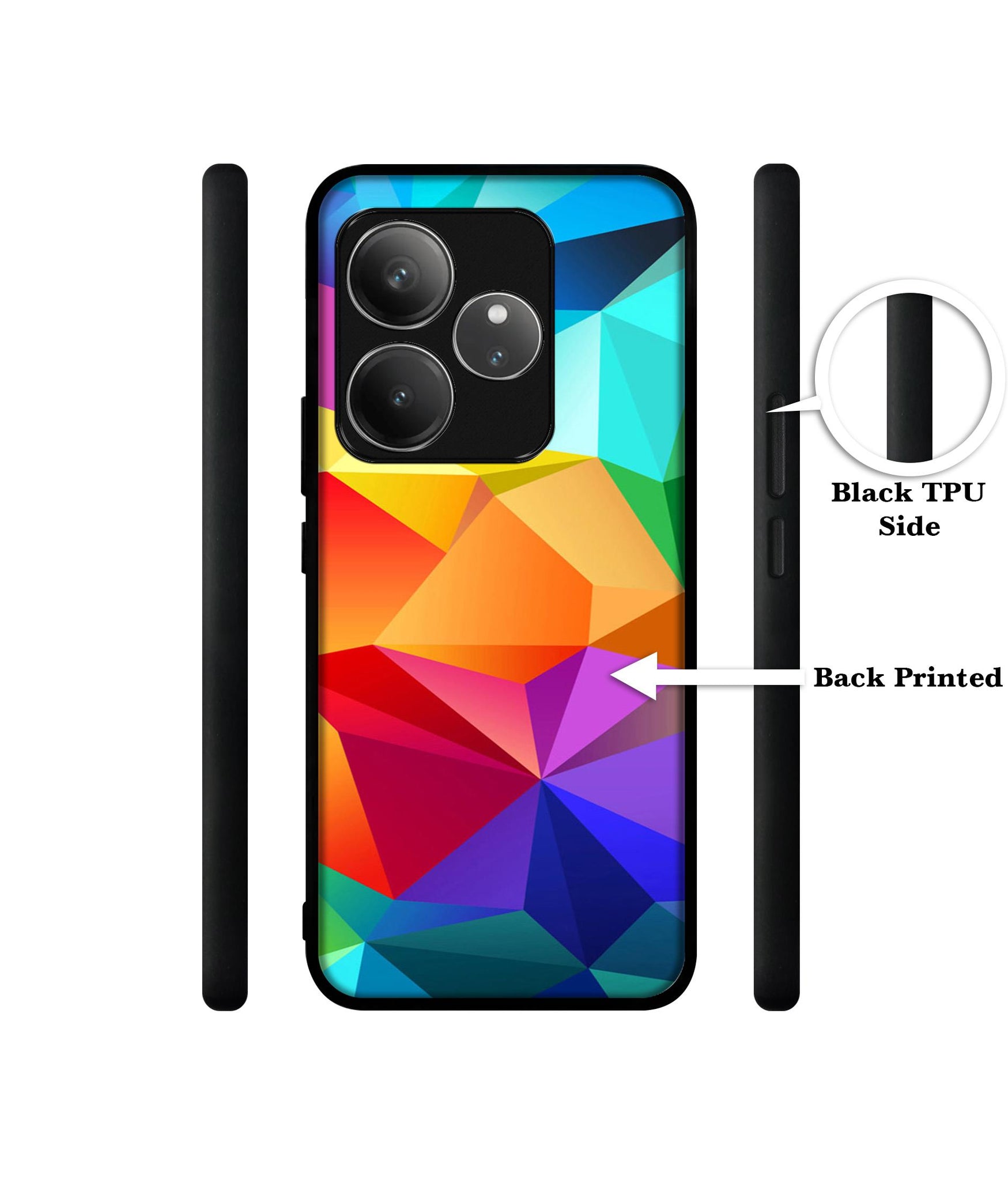 Colorful Pattern Design Designer 2D Printed Back Case Cover for Realme GT 6 5G / GT 6T 5G