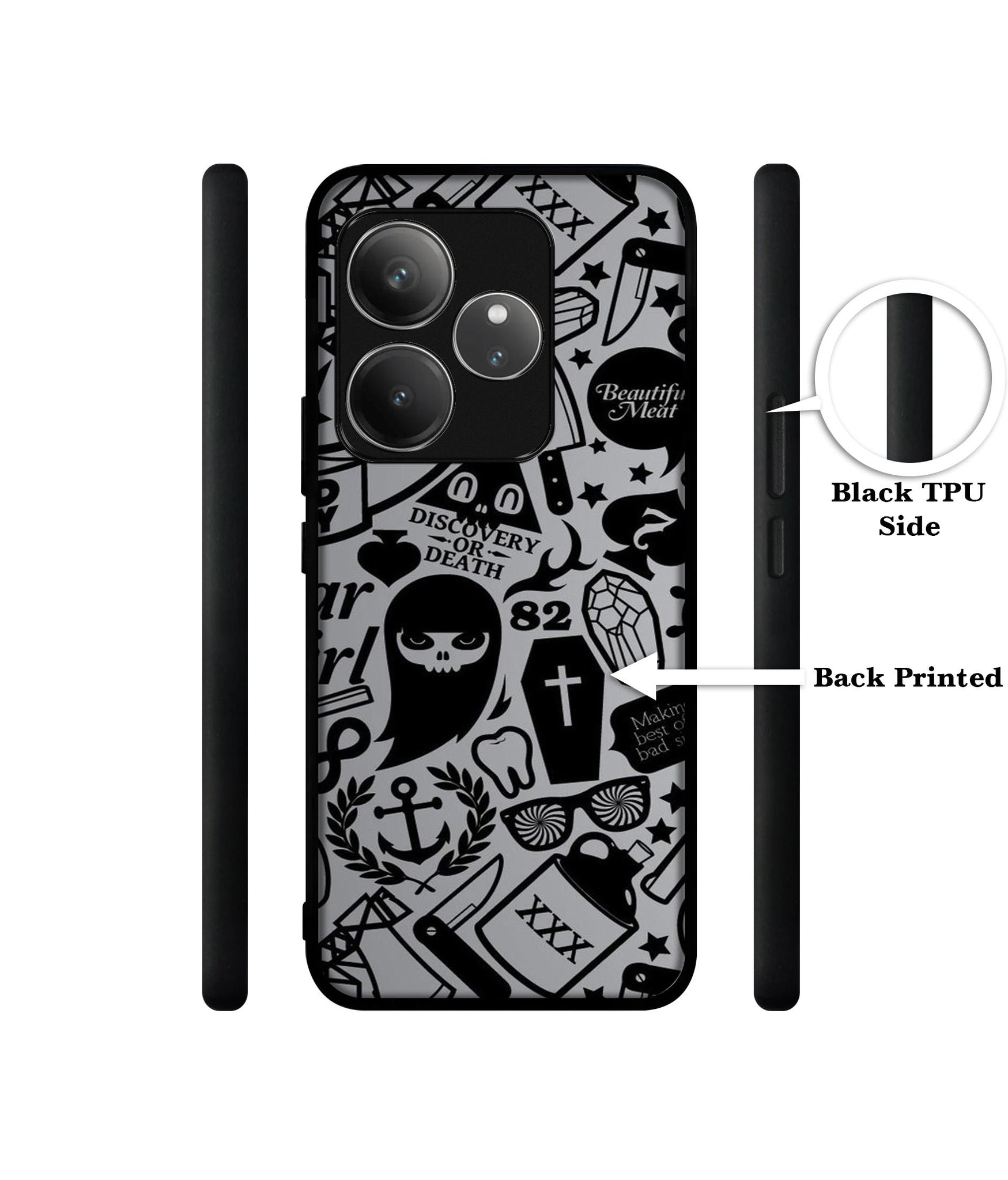 Discover Or Death Design Designer 2D Printed Back Case Cover for Realme GT 6 5G / GT 6T 5G
