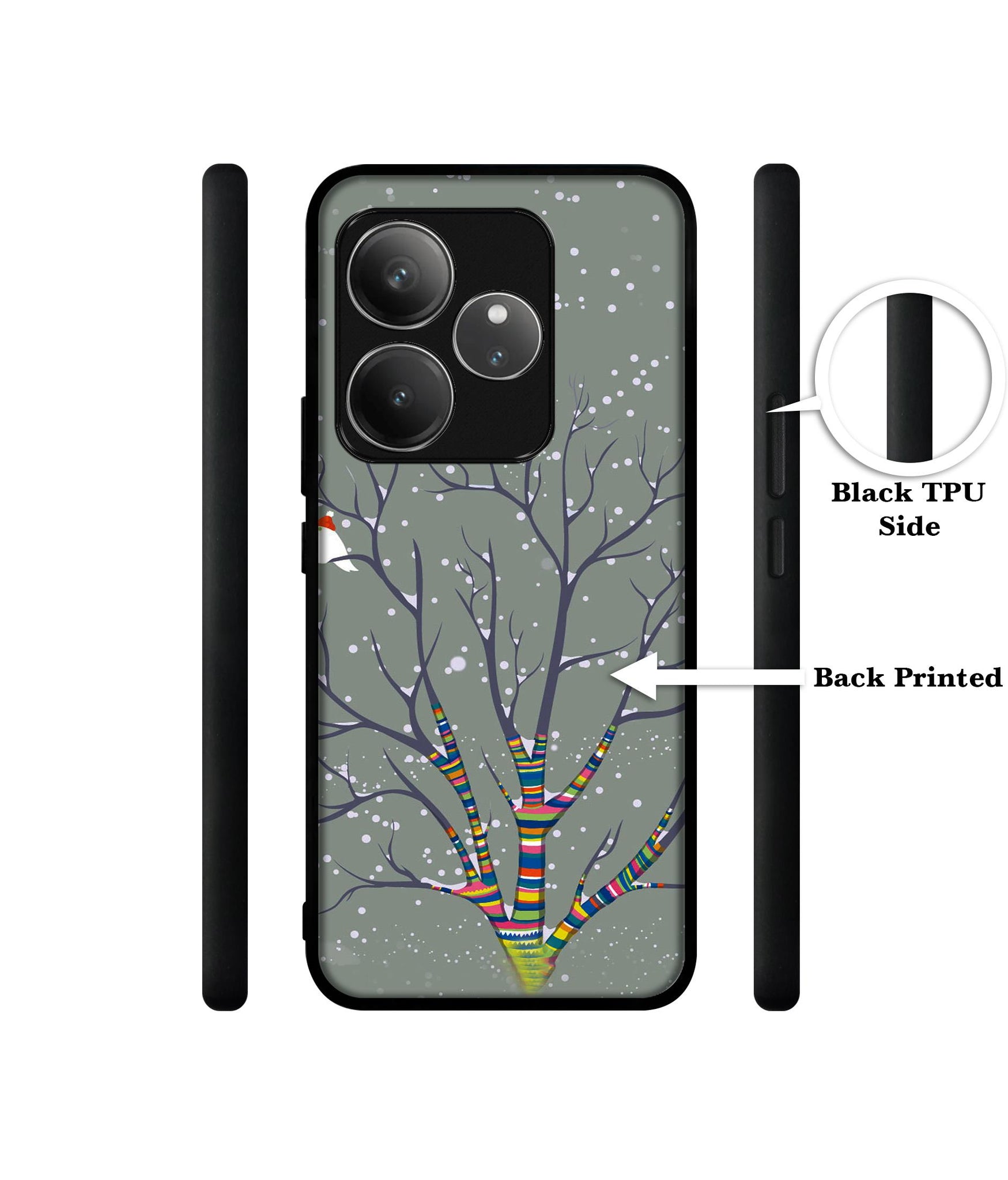 Winter Pattern Print Design Designer 2D Printed Back Case Cover for Realme GT 6 5G / GT 6T 5G