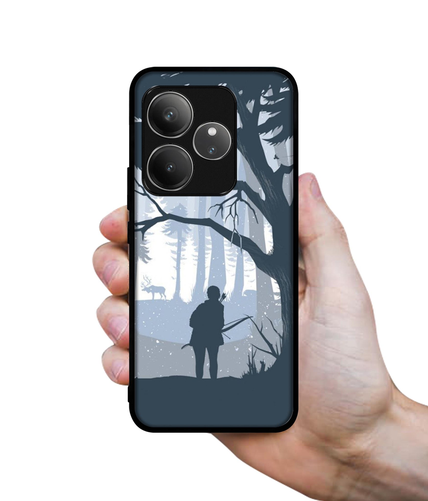 Hunter Design Designer 2D Printed Back Case Cover for Realme GT 6 5G / GT 6T 5G