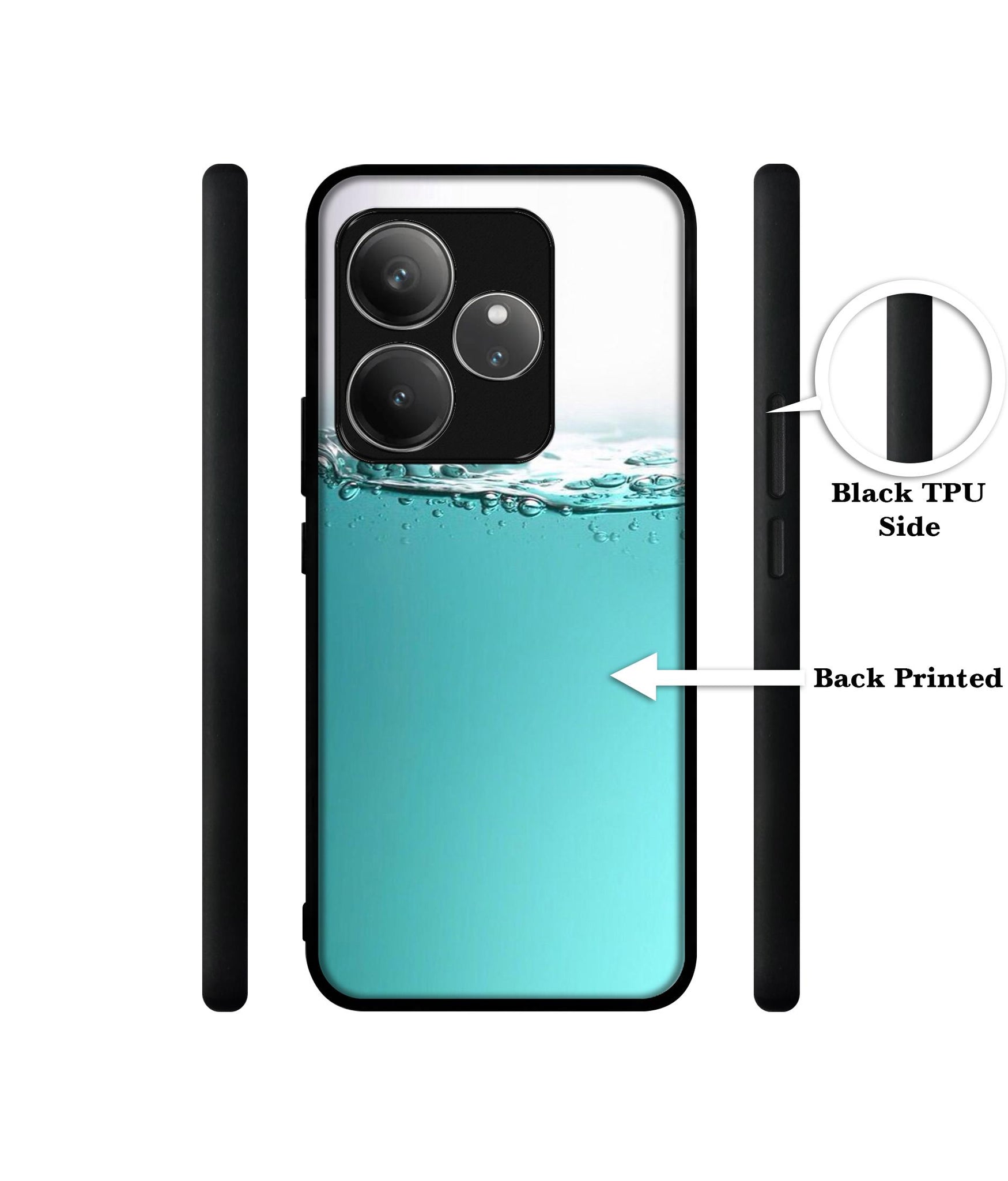 Half Fill Design Designer 2D Printed Back Case Cover for Realme GT 6 5G / GT 6T 5G