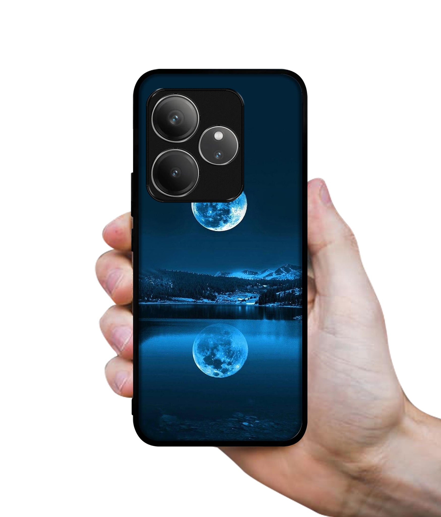 Moon Pattern Print Design Designer 2D Printed Back Case Cover for Realme GT 6 5G / GT 6T 5G