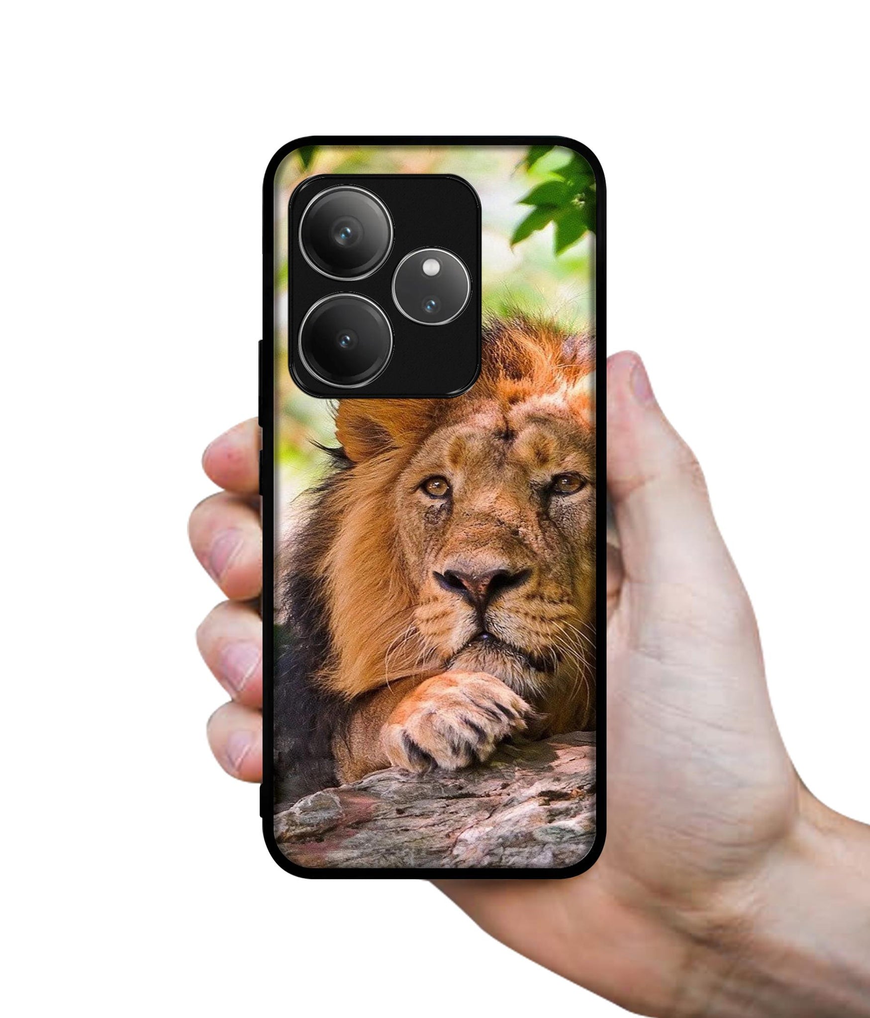Tiger Pattern Print Design Designer 2D Printed Back Case Cover for Realme GT 6 5G / GT 6T 5G