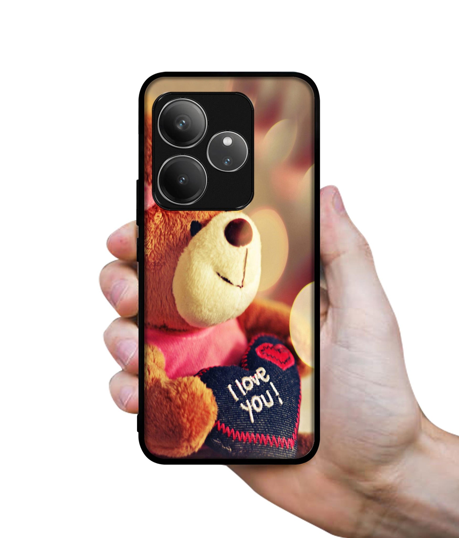 Teddy Bear Design Designer 2D Printed Back Case Cover for Realme GT 6 5G / GT 6T 5G