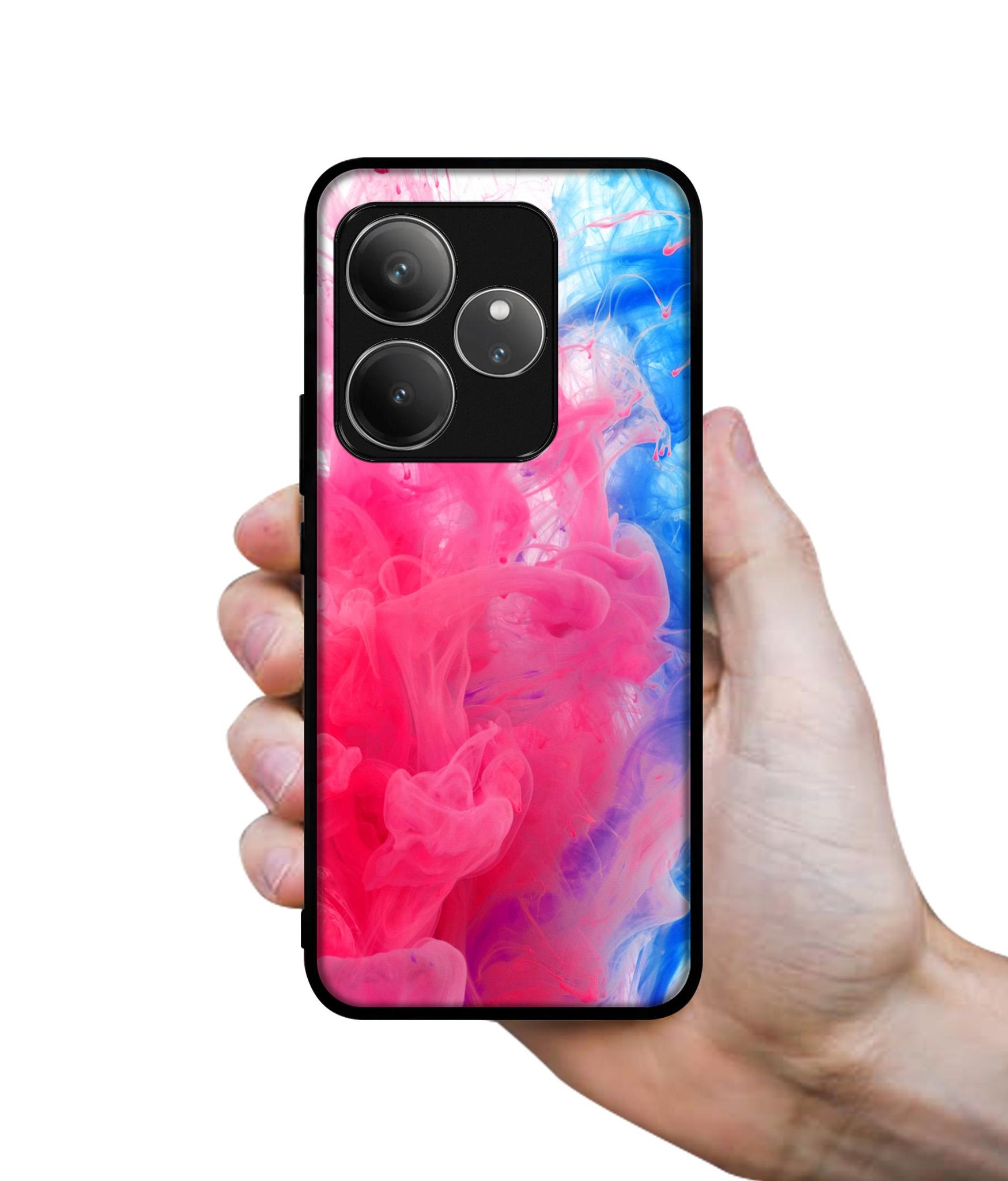 Fractal Paint Design Designer 2D Printed Back Case Cover for Realme GT 6 5G / GT 6T 5G