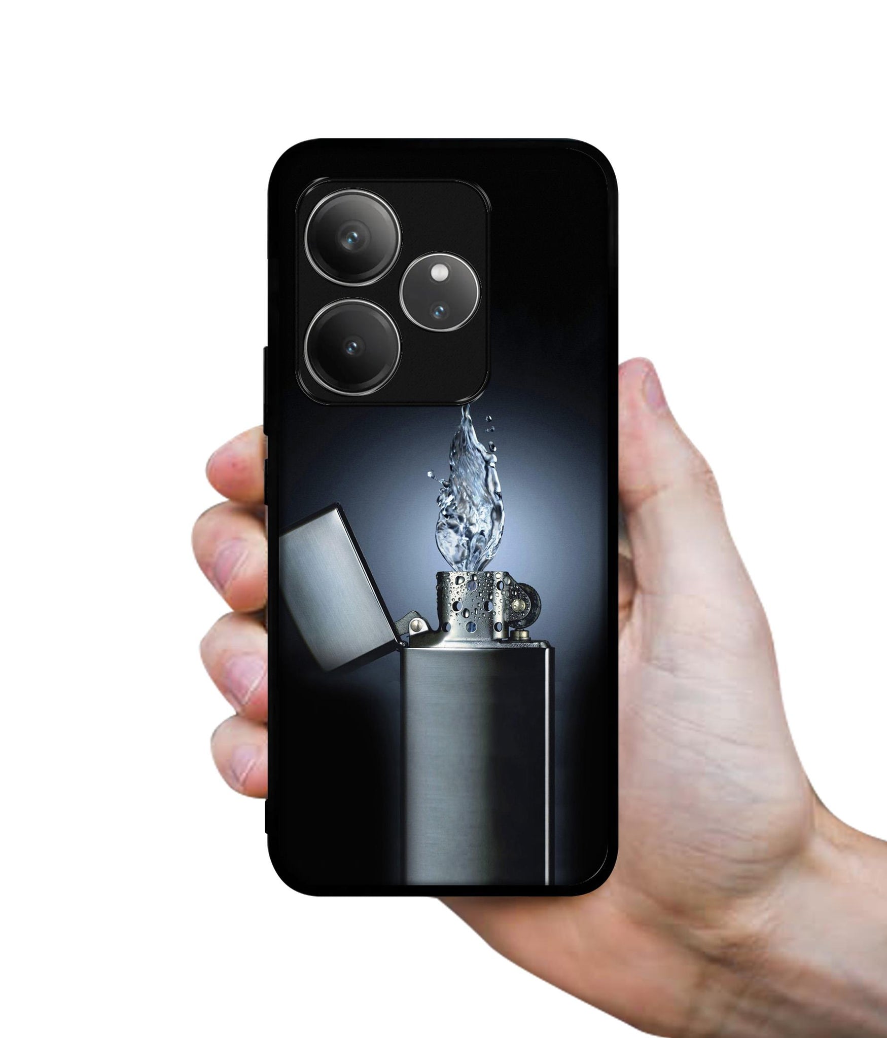 Water Lighter Design Designer 2D Printed Back Case Cover for Realme GT 6 5G / GT 6T 5G