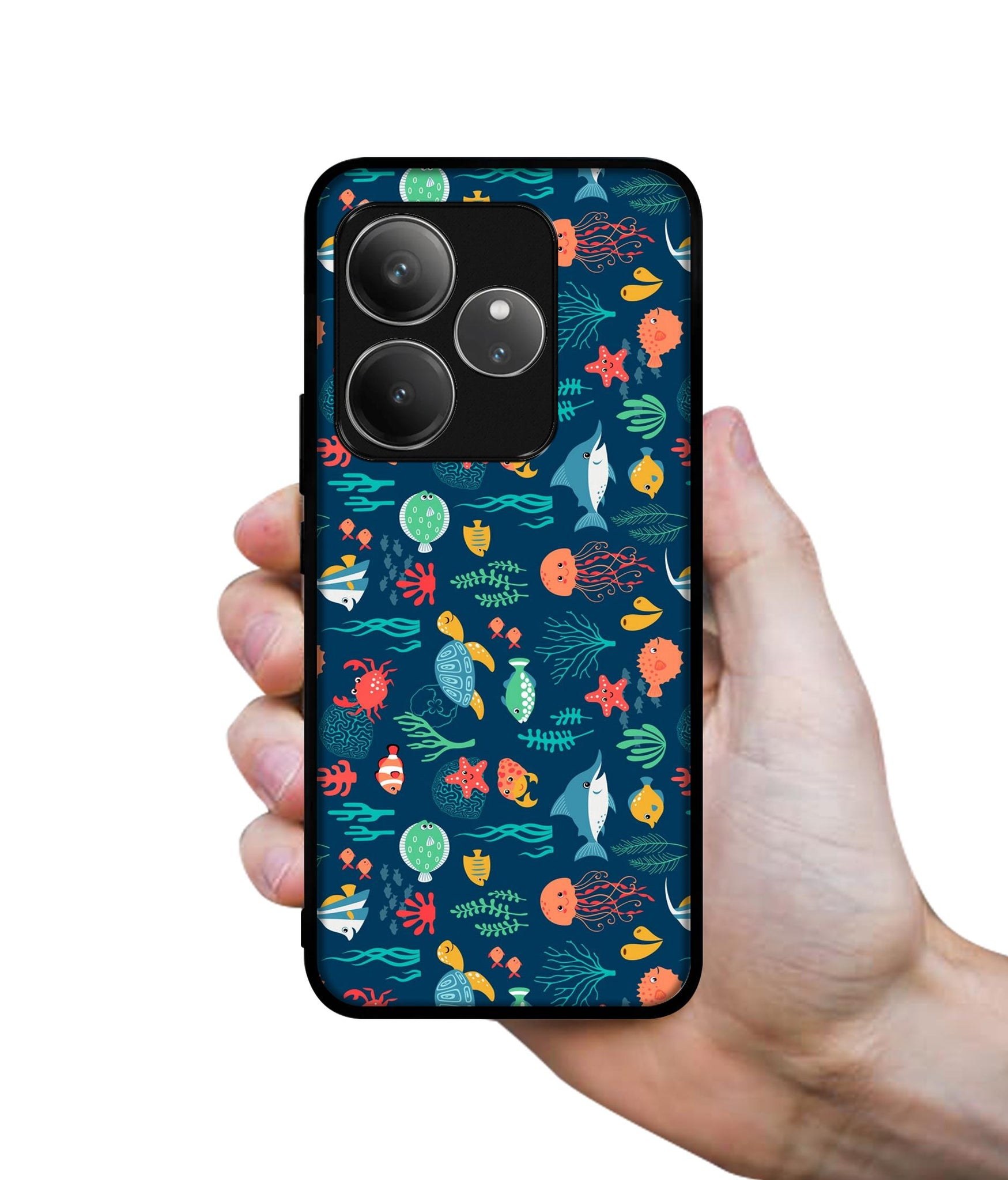 Aquarium Texture Design Designer 2D Printed Back Case Cover for Realme GT 6 5G / GT 6T 5G