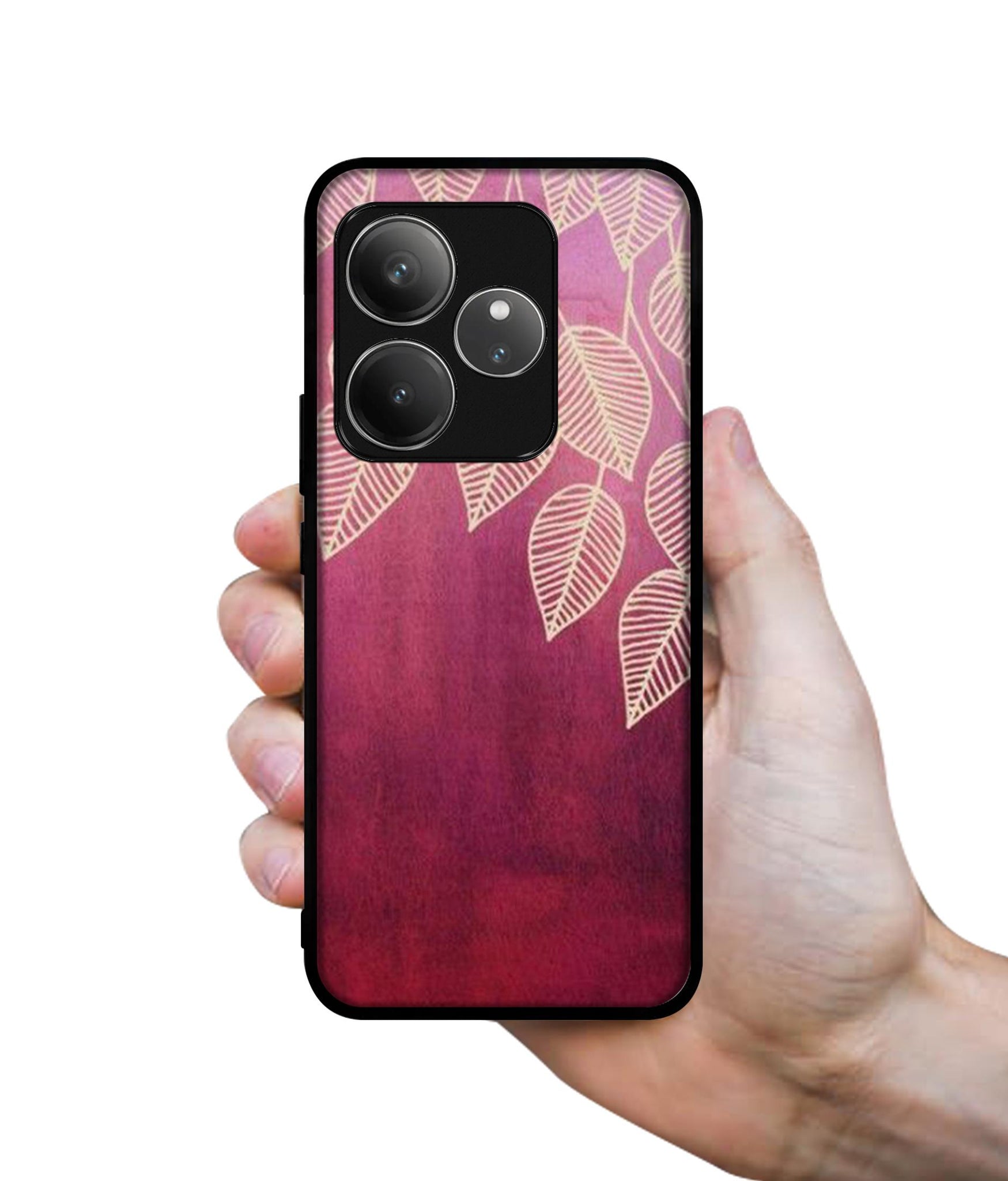 Leaf Pattern Design Designer 2D Printed Back Case Cover for Realme GT 6 5G / GT 6T 5G