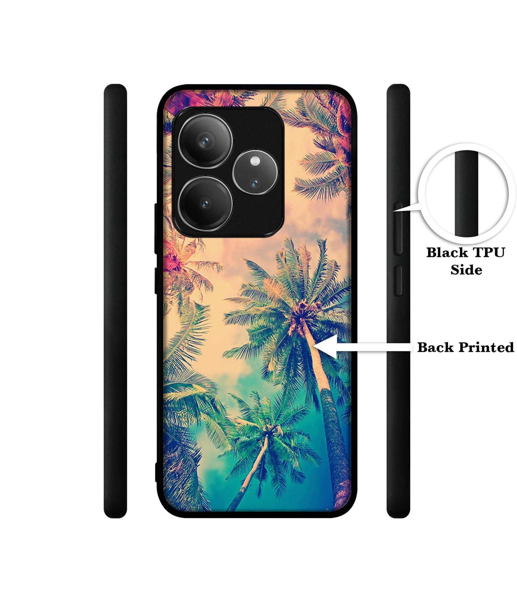 Trees Design Designer 2D Printed Back Case Cover for Realme GT 6 5G / GT 6T 5G