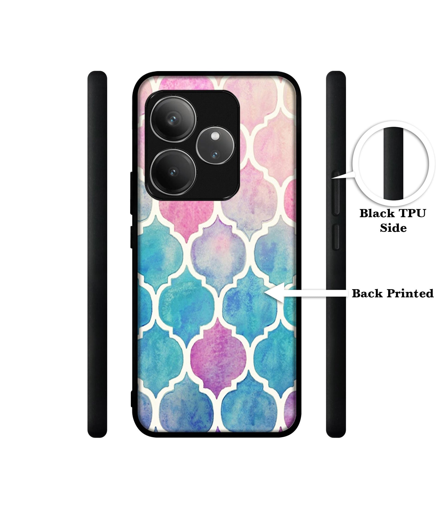 Patterns Art Design Designer 2D Printed Back Case Cover for Realme GT 6 5G / GT 6T 5G