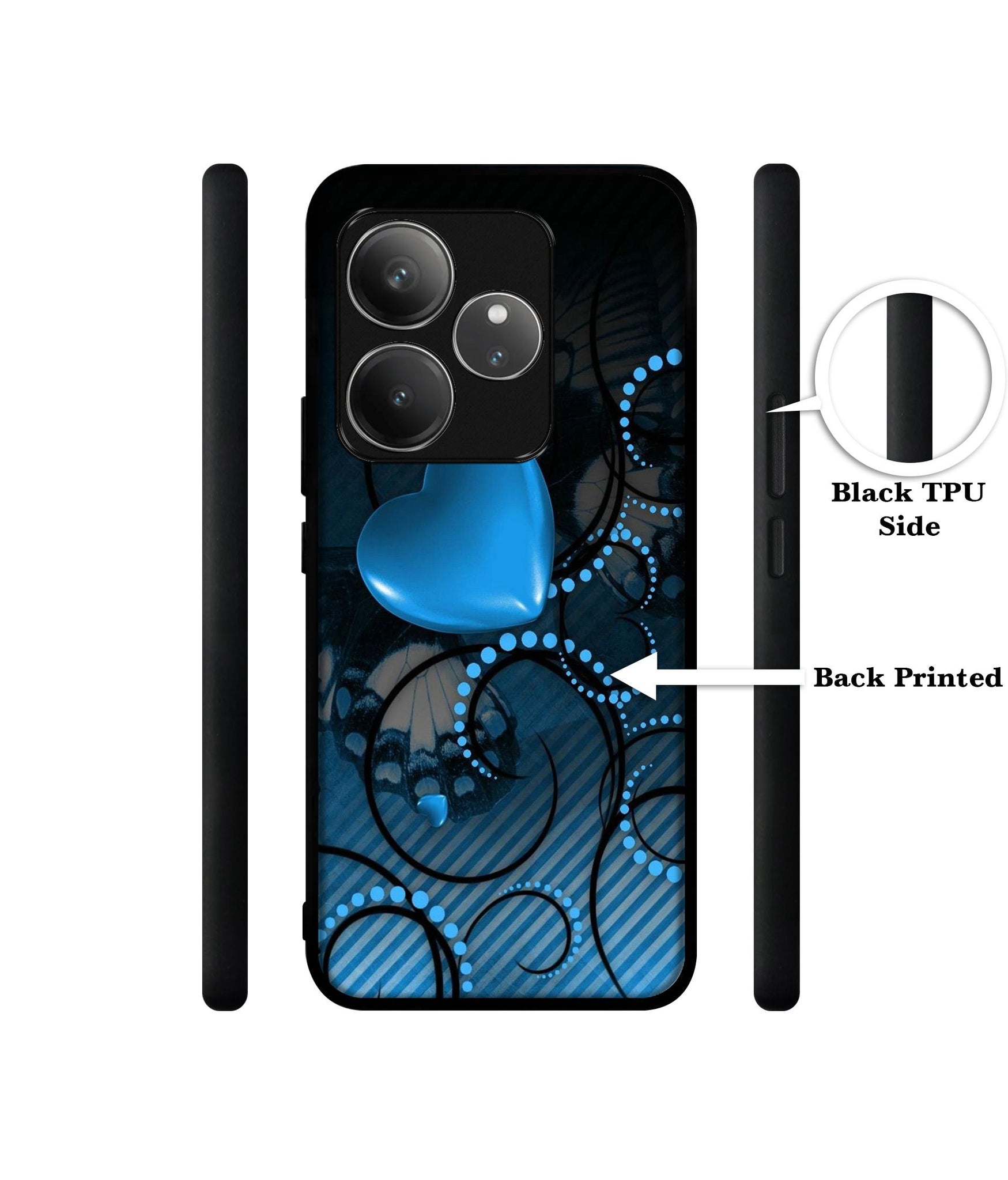 Hart Design Designer 2D Printed Back Case Cover for Realme GT 6 5G / GT 6T 5G