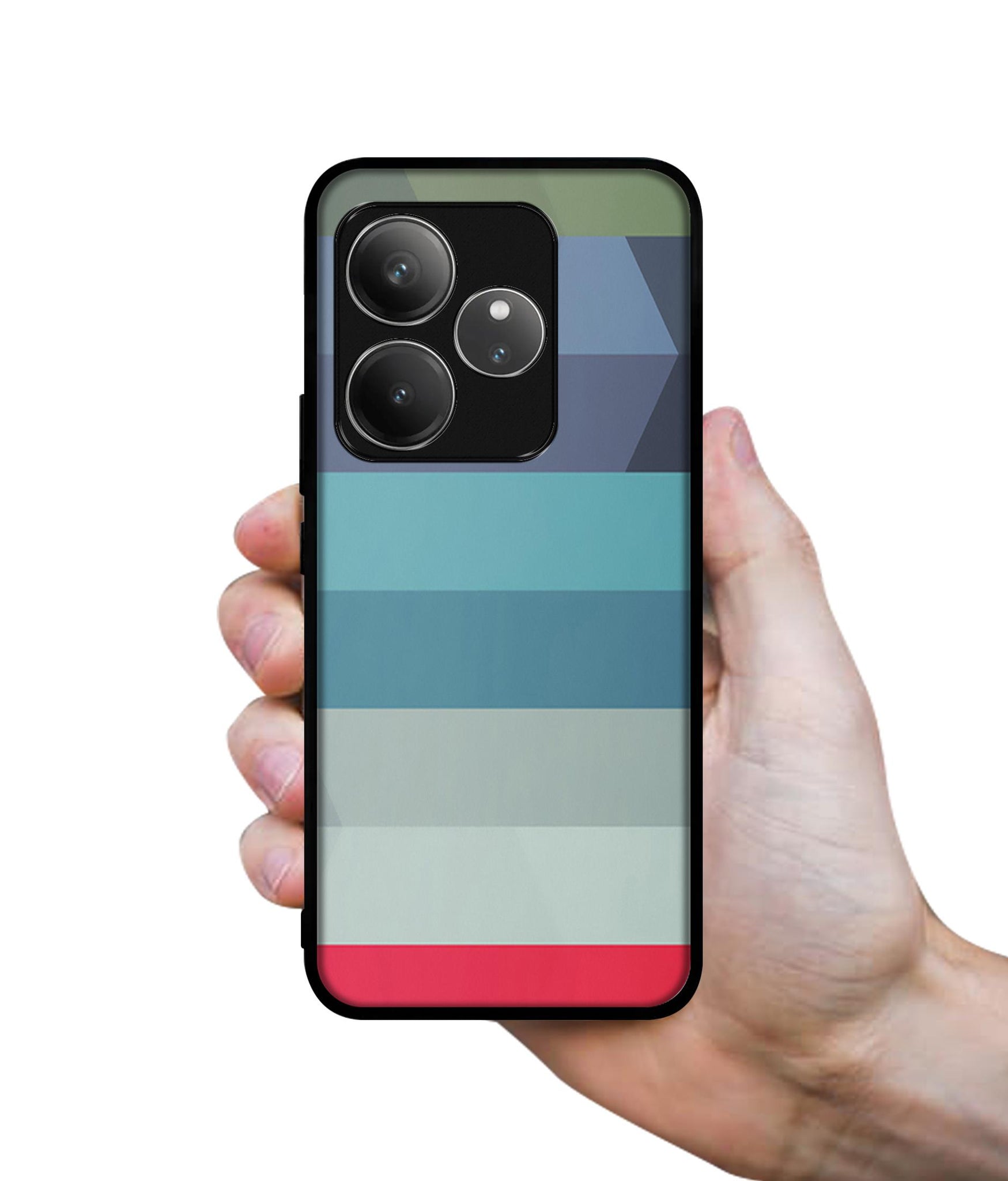 Colorful Lines Design Designer 2D Printed Back Case Cover for Realme GT 6 5G / GT 6T 5G