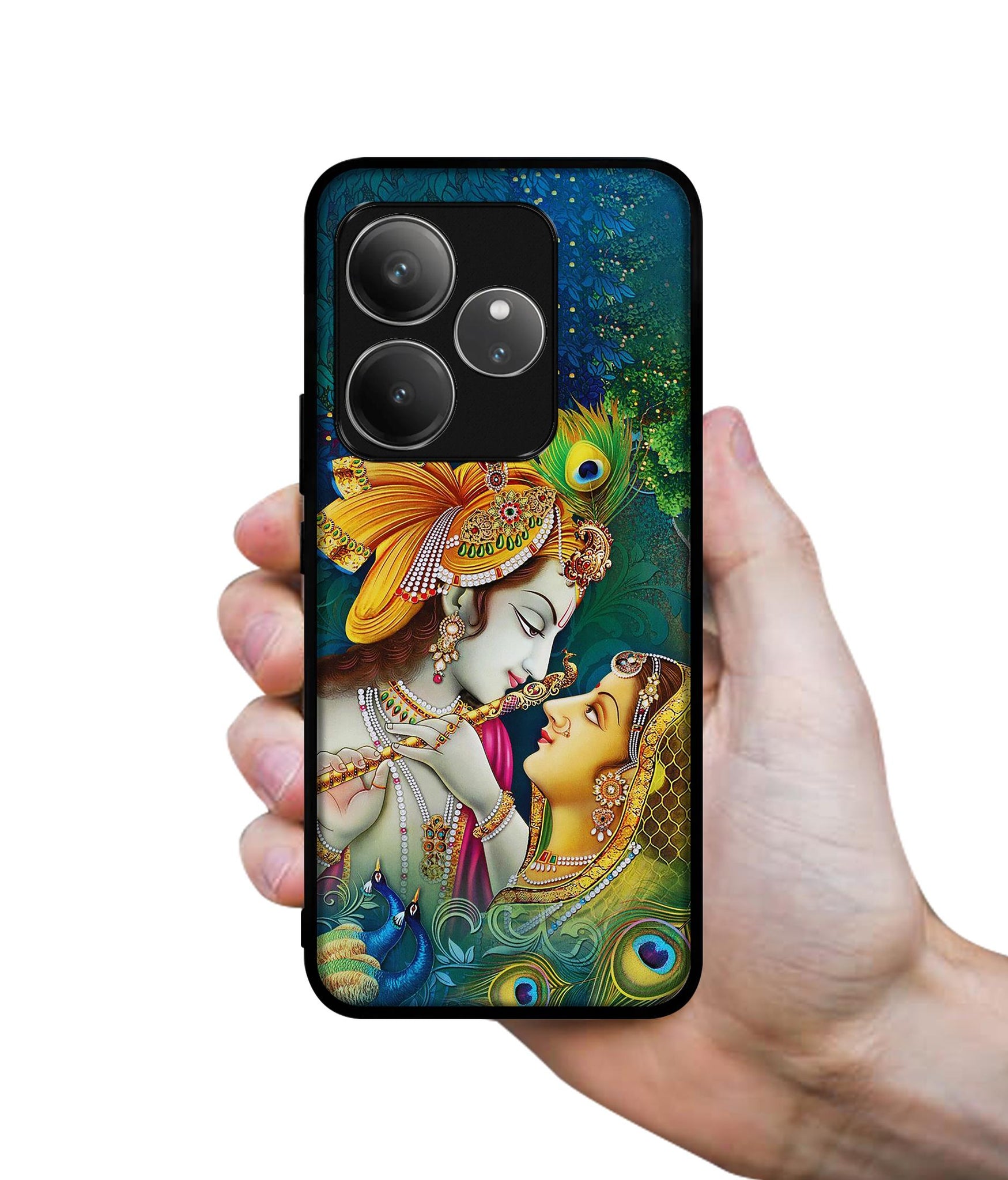 Radha Kishan Love Design Designer 2D Printed Back Case Cover for Realme GT 6 5G / GT 6T 5G