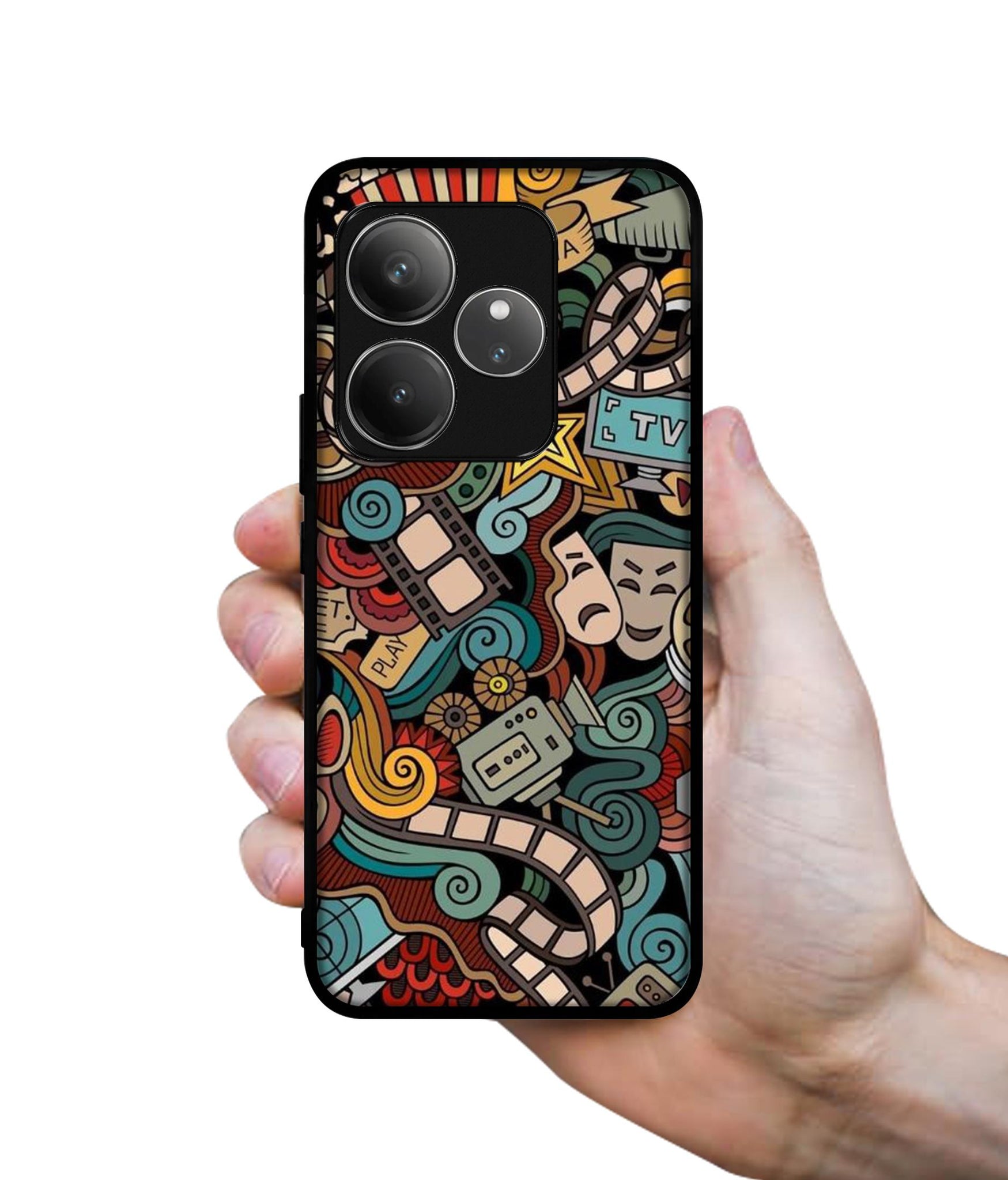 Movies Design Designer 2D Printed Back Case Cover for Realme GT 6 5G / GT 6T 5G