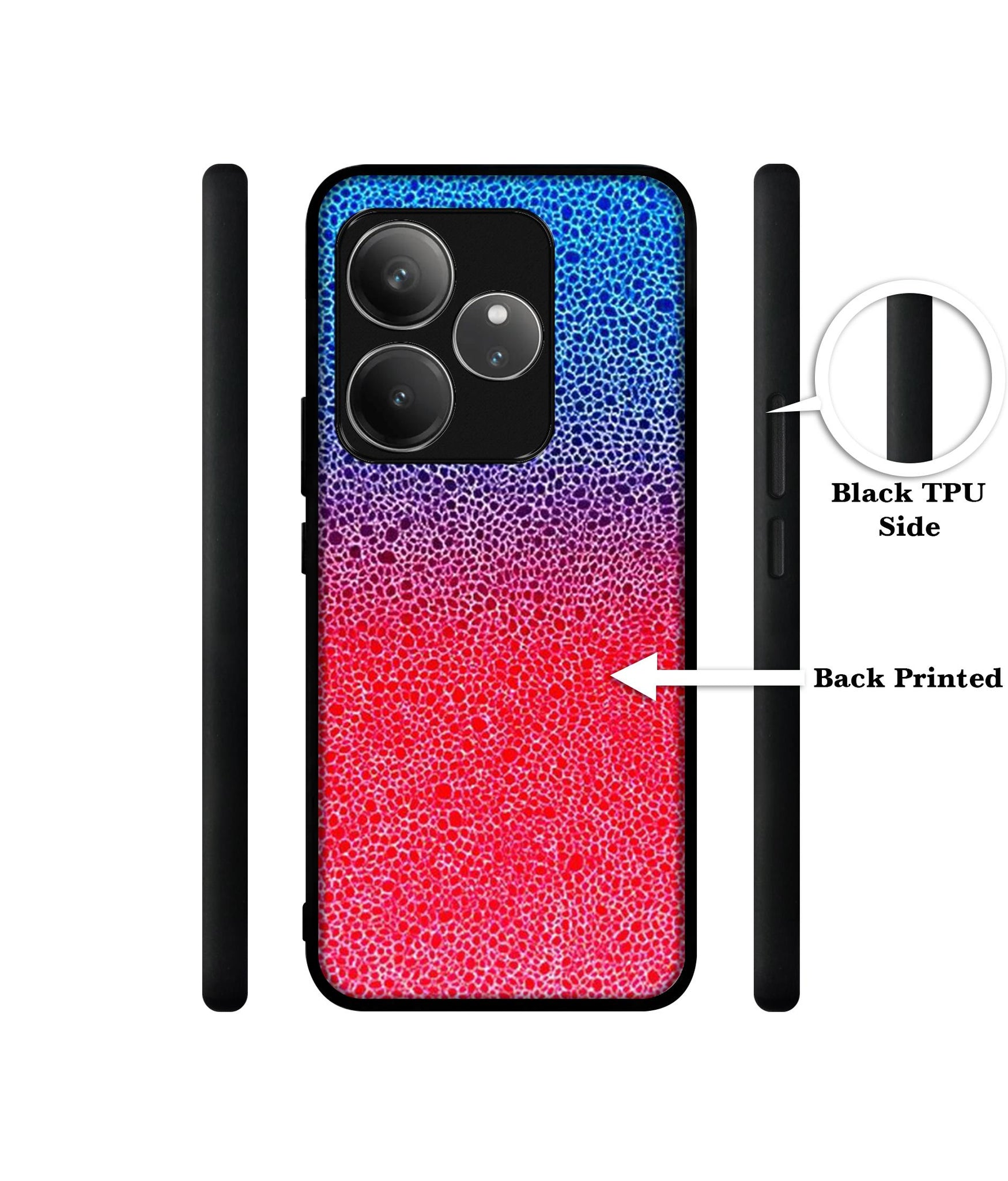 Bubbles Design Designer 2D Printed Back Case Cover for Realme GT 6 5G / GT 6T 5G