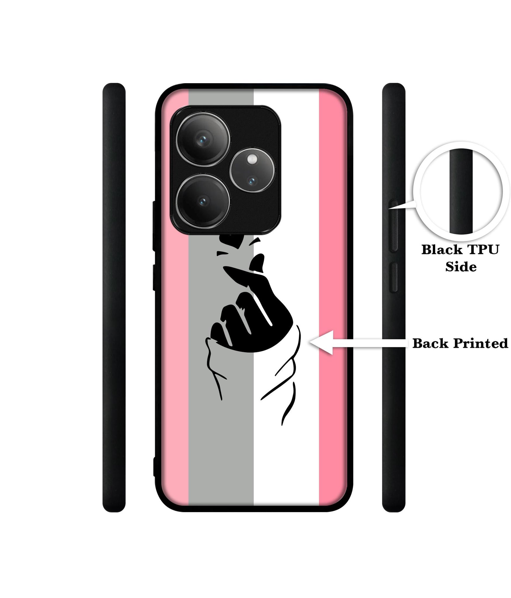 Cute Mini Love Design Designer 2D Printed Back Case Cover for Realme GT 6 5G / GT 6T 5G