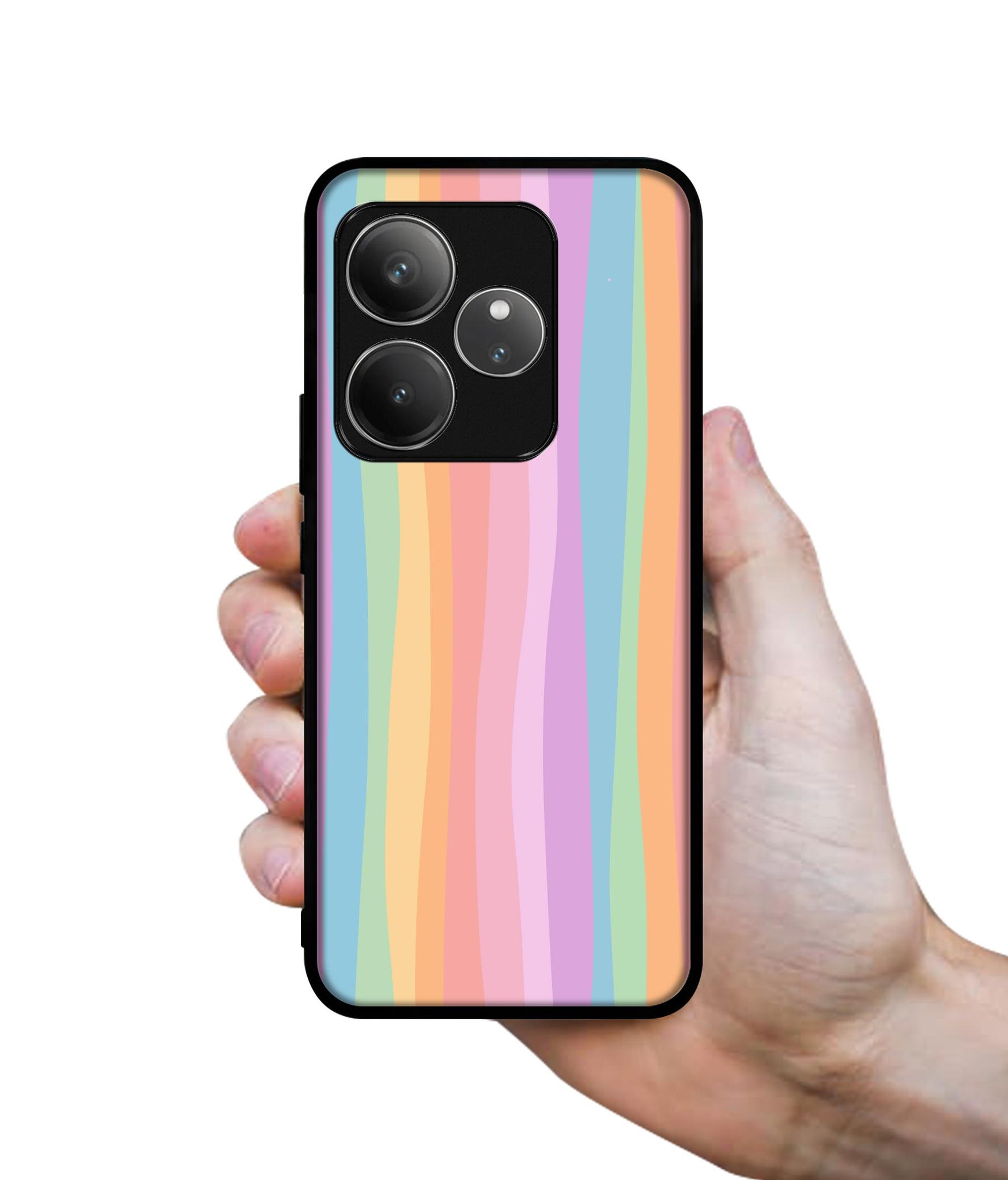 Cool Rainbow Design Designer 2D Printed Back Case Cover for Realme GT 6 5G / GT 6T 5G