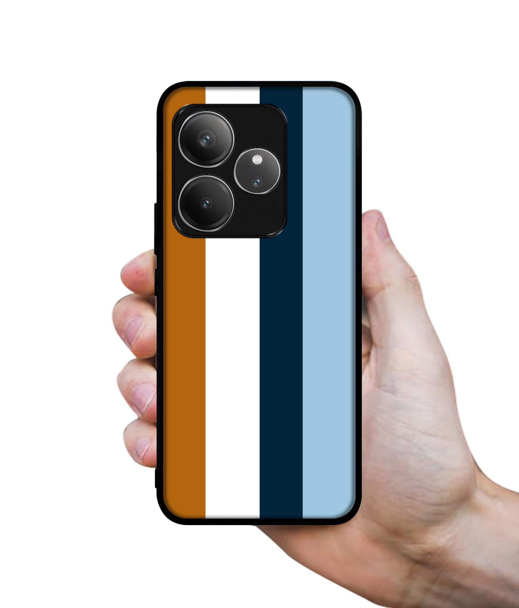 Color Stripes Design Designer 2D Printed Back Case Cover for Realme GT 6 5G / GT 6T 5G