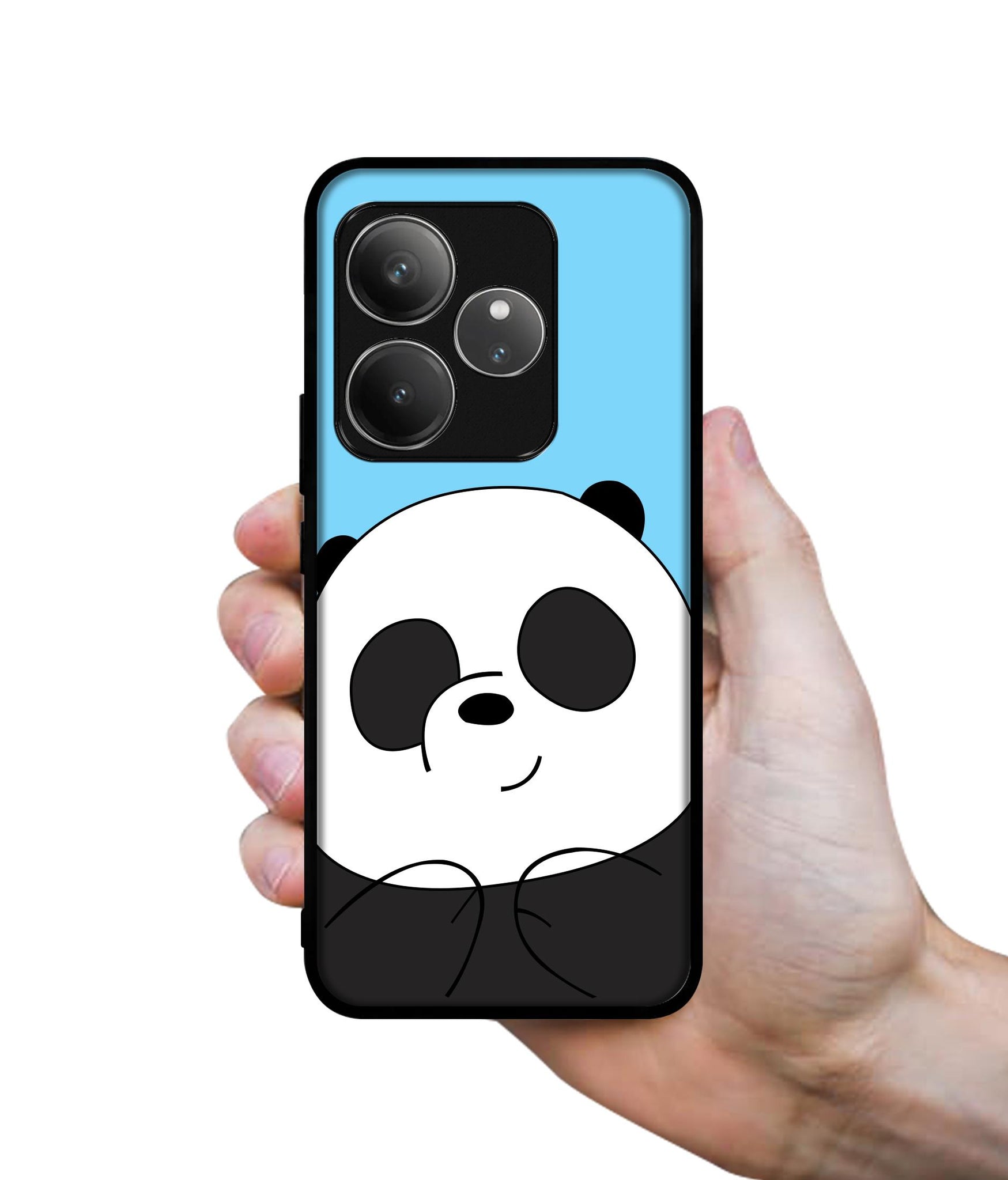 Cute Panda Design Designer 2D Printed Back Case Cover for Realme GT 6 5G / GT 6T 5G
