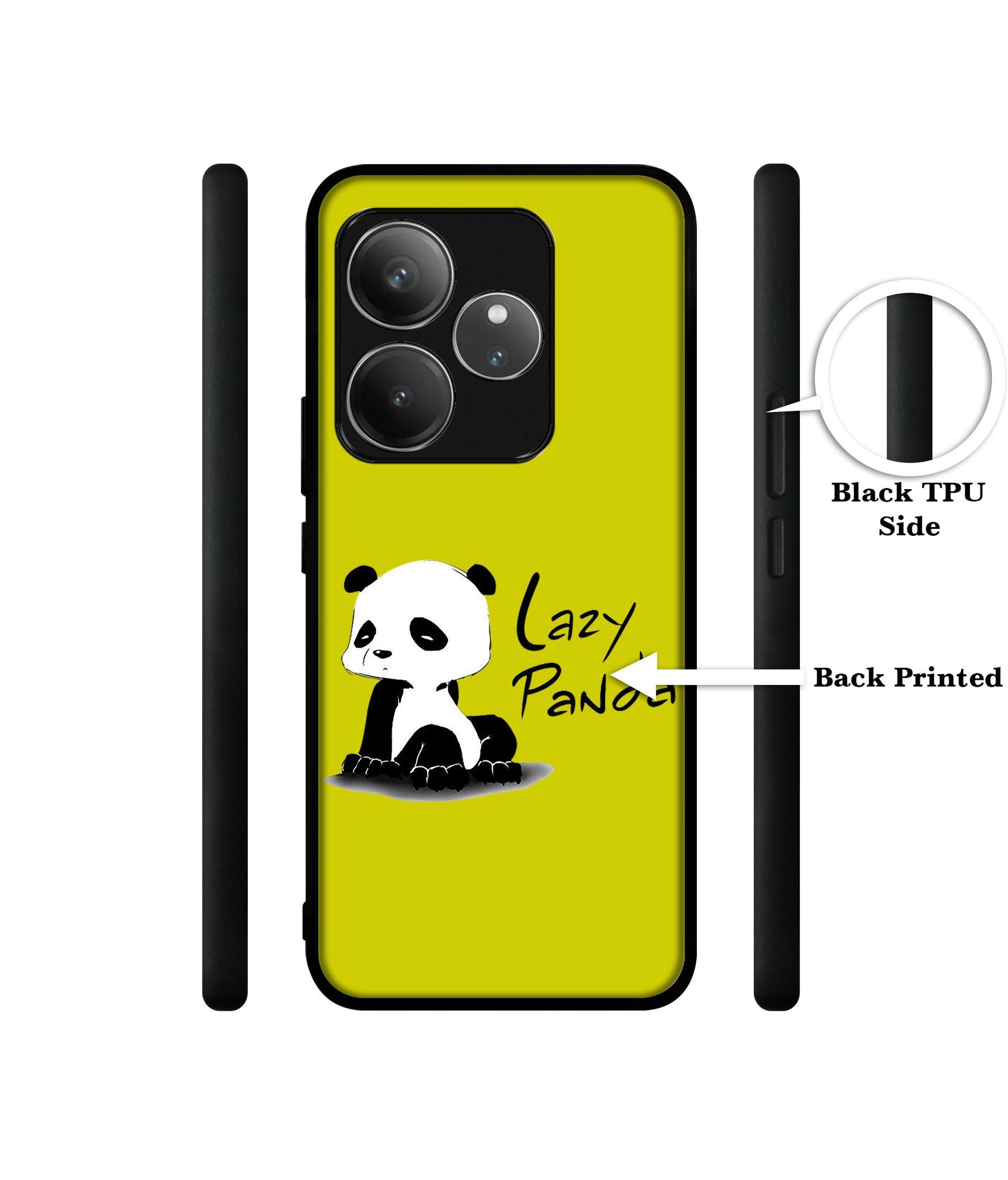 Lazy Panda Design Designer 2D Printed Back Case Cover for Realme GT 6 5G / GT 6T 5G