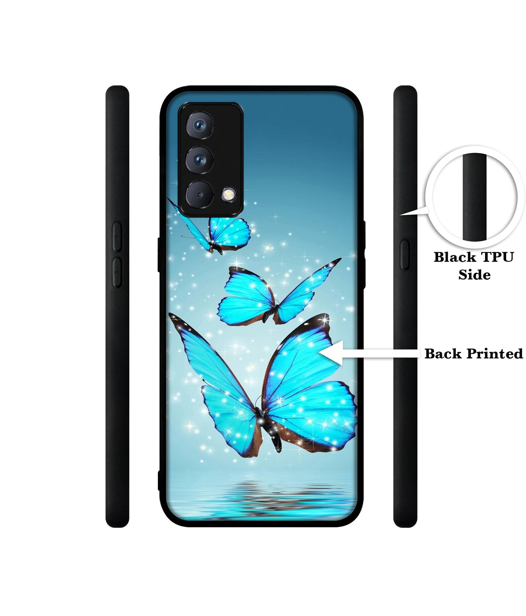Flying Butterflies Design Designer 2D Printed Back Case Cover for Realme GT Master Edition 5G