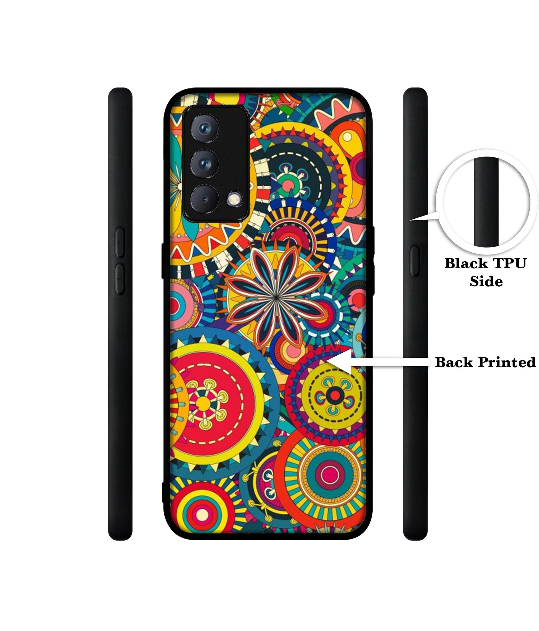 Ring Pattern Print Design Designer 2D Printed Back Case Cover for Realme GT Master Edition 5G
