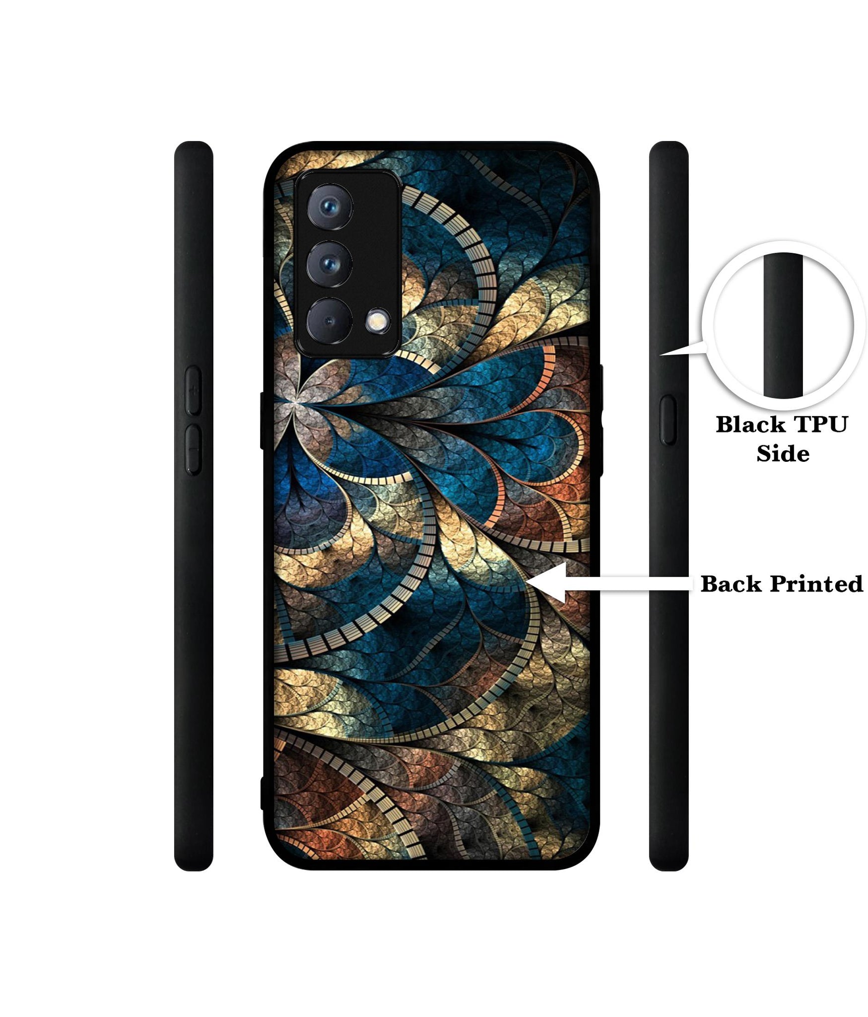 Fractional Pattern Design Designer 2D Printed Back Case Cover for Realme GT Master Edition 5G