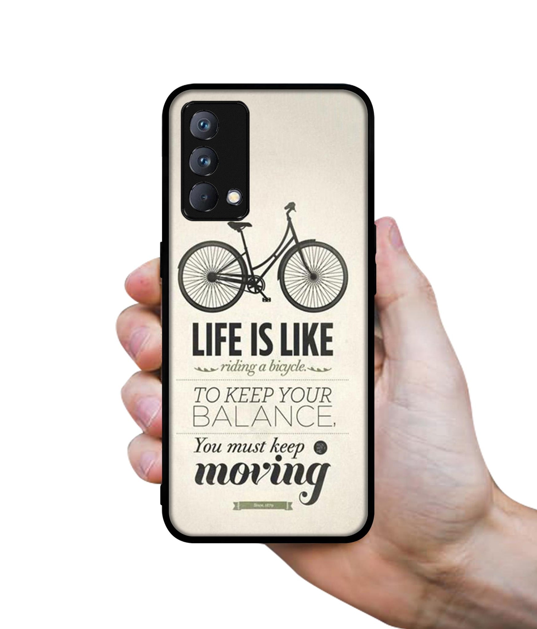 Life is Like Moving Design Designer 2D Printed Back Case Cover for Realme GT Master Edition 5G