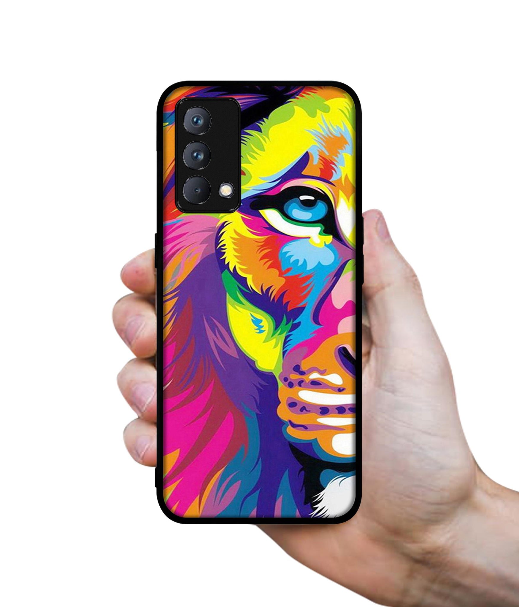 Lion Design Designer 2D Printed Back Case Cover for Realme GT Master Edition 5G