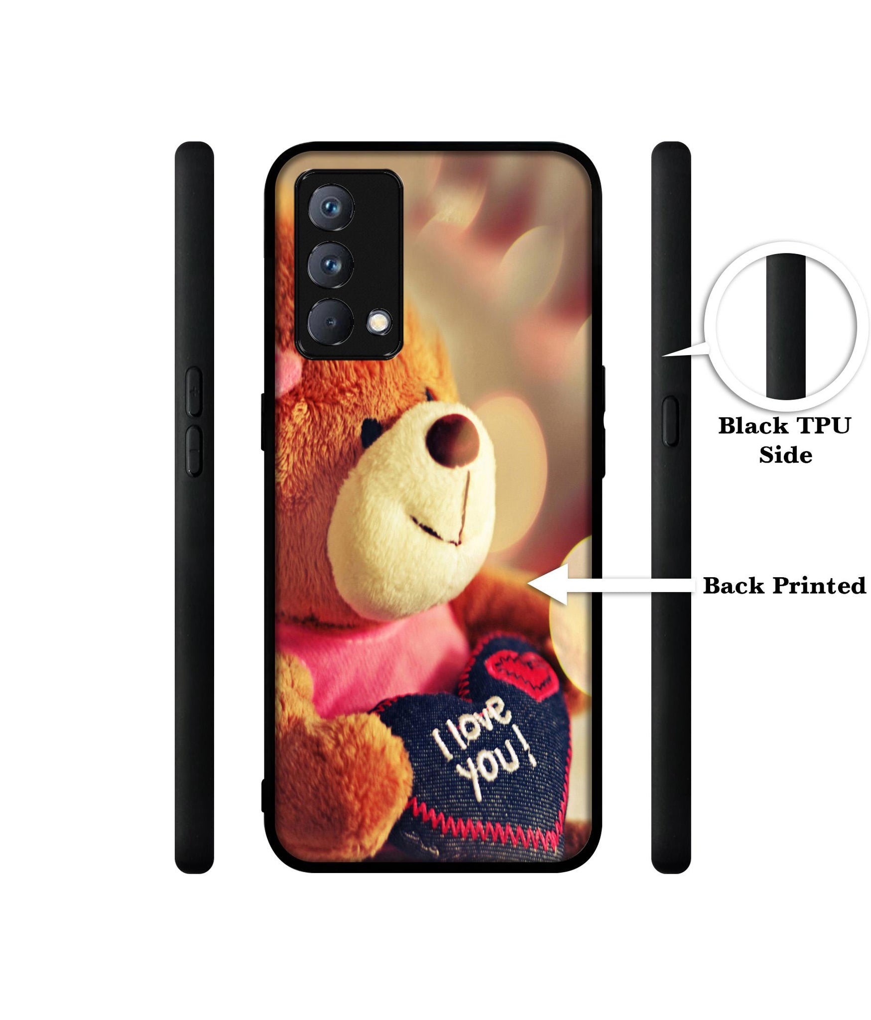 Teddy Bear Design Designer 2D Printed Back Case Cover for Realme GT Master Edition 5G
