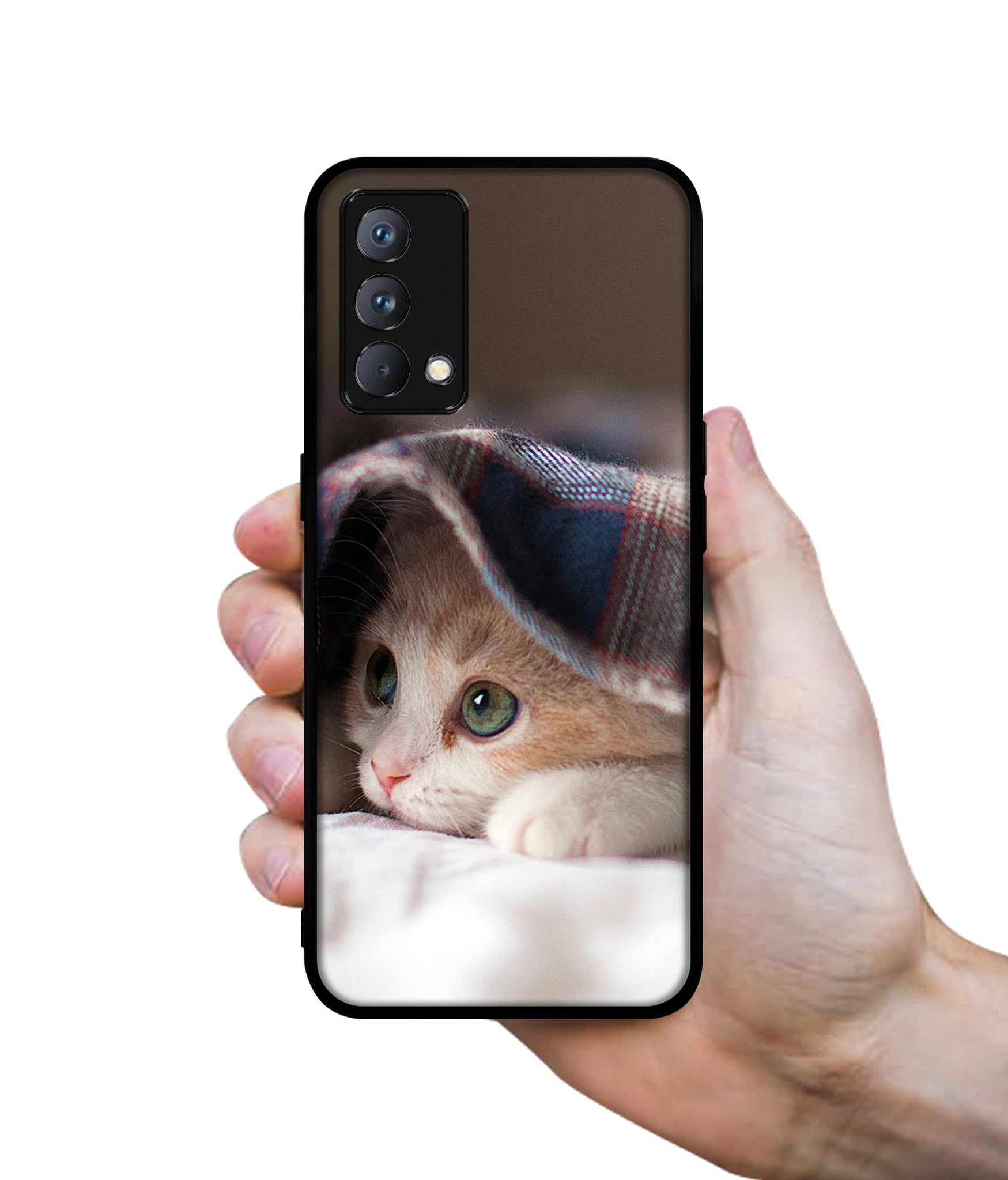 Sleepy Kitten Design Designer 2D Printed Back Case Cover for Realme GT Master Edition 5G