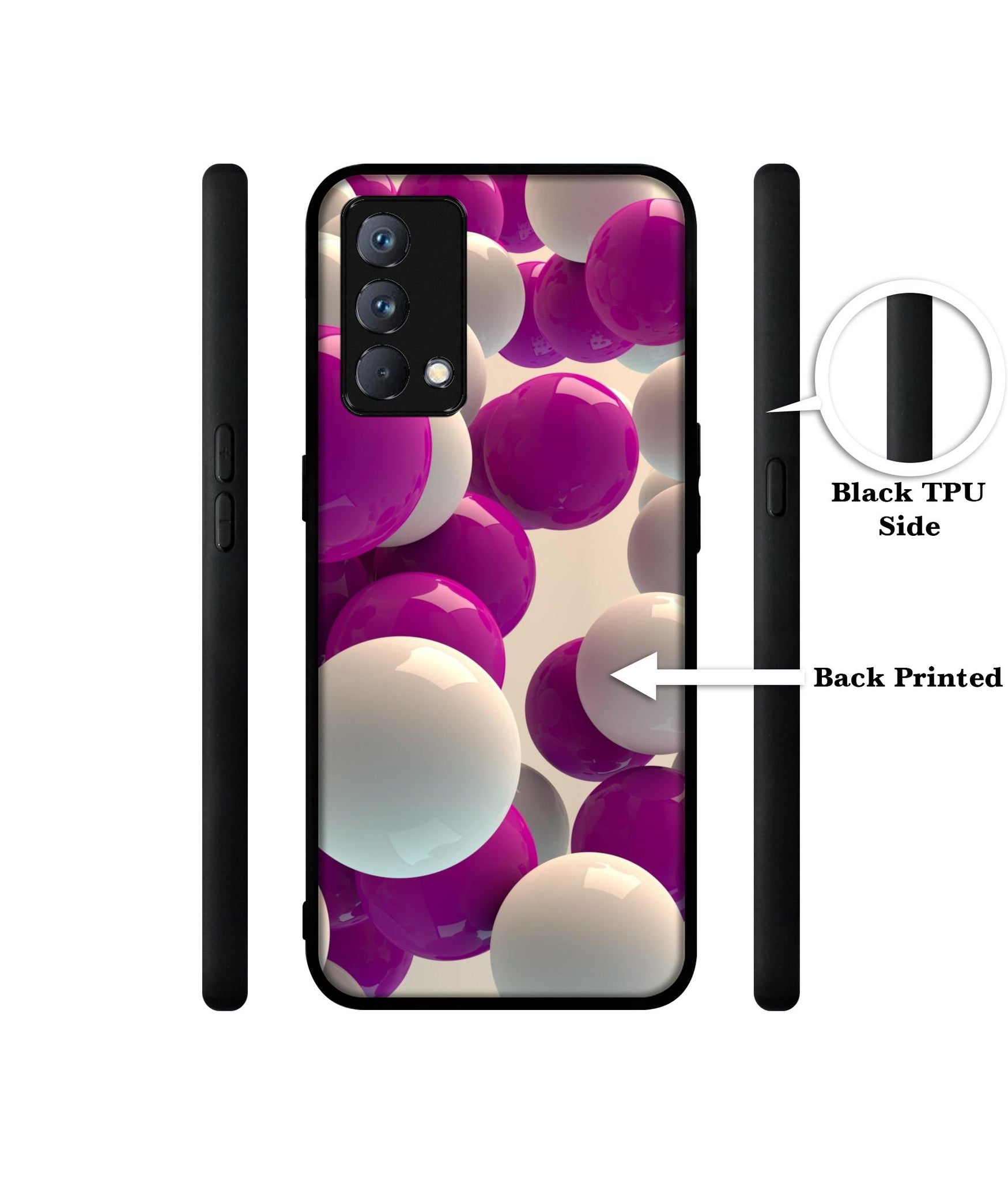 3D Balloons Design Designer 2D Printed Back Case Cover for Realme GT Master Edition 5G