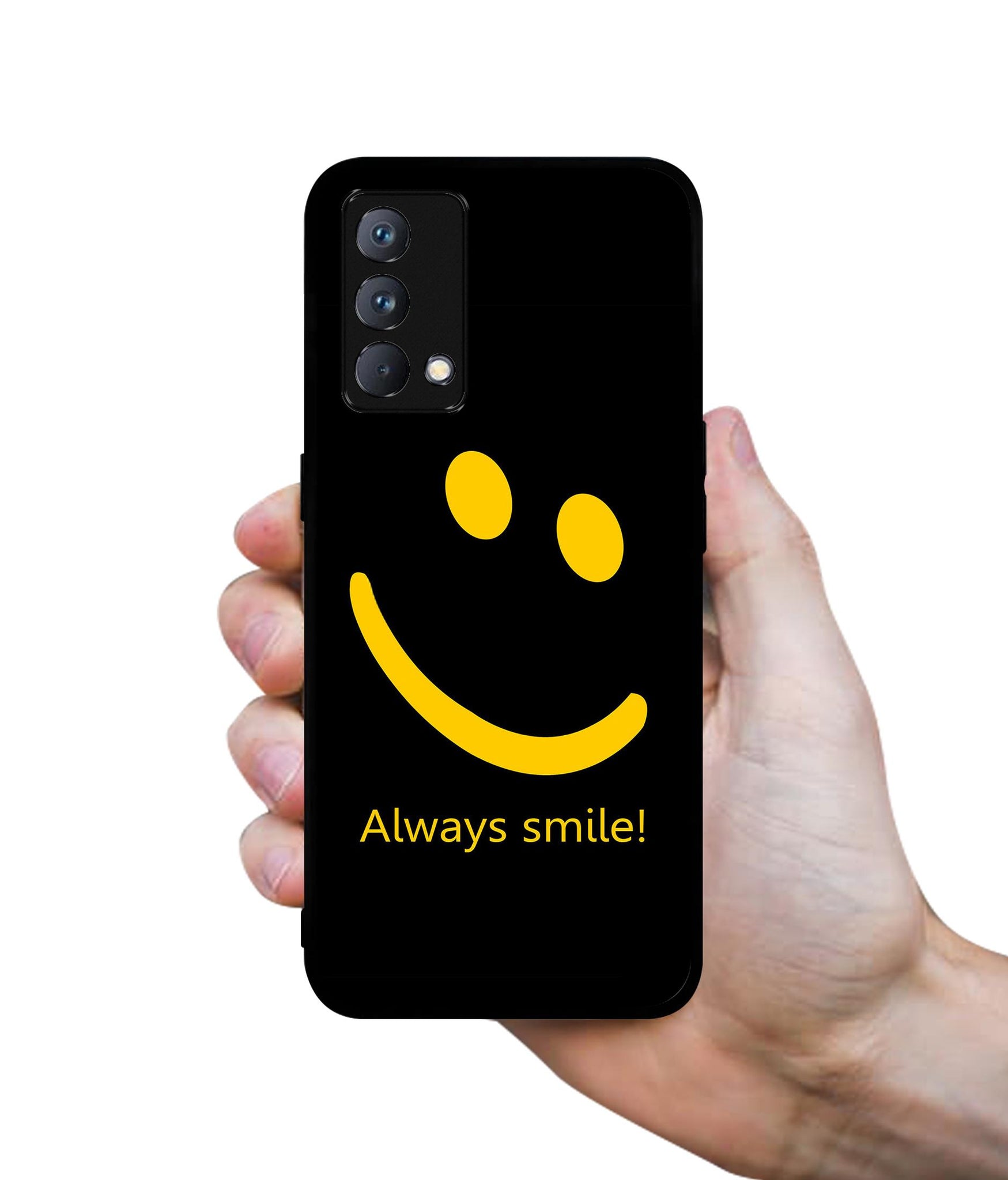 Always Smile Quote Design Designer 2D Printed Back Case Cover for Realme GT Master Edition 5G
