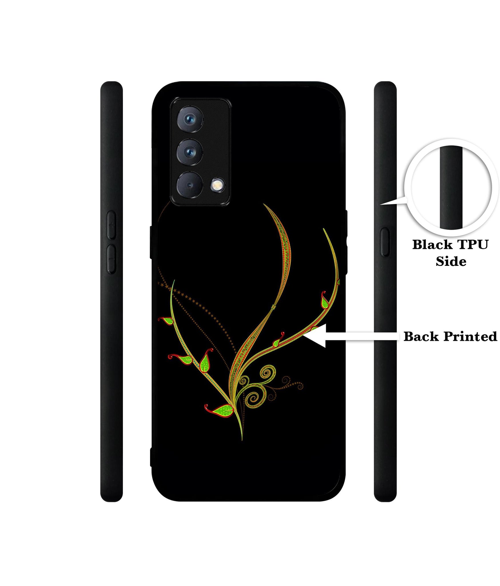 Yellow Pattern Design Designer 2D Printed Back Case Cover for Realme GT Master Edition 5G