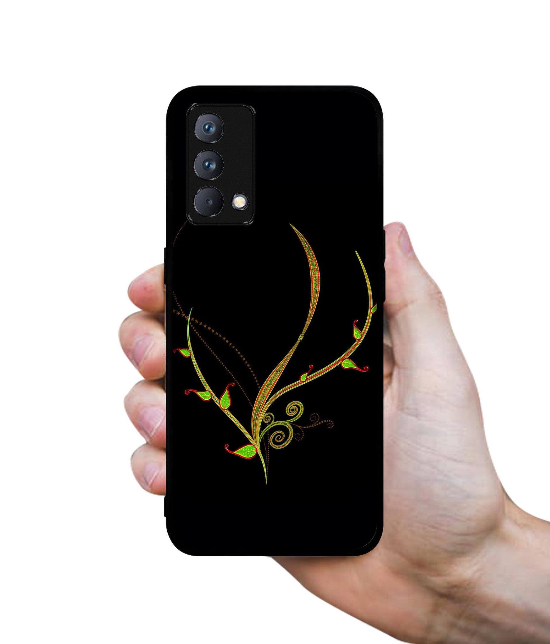 Yellow Pattern Design Designer 2D Printed Back Case Cover for Realme GT Master Edition 5G