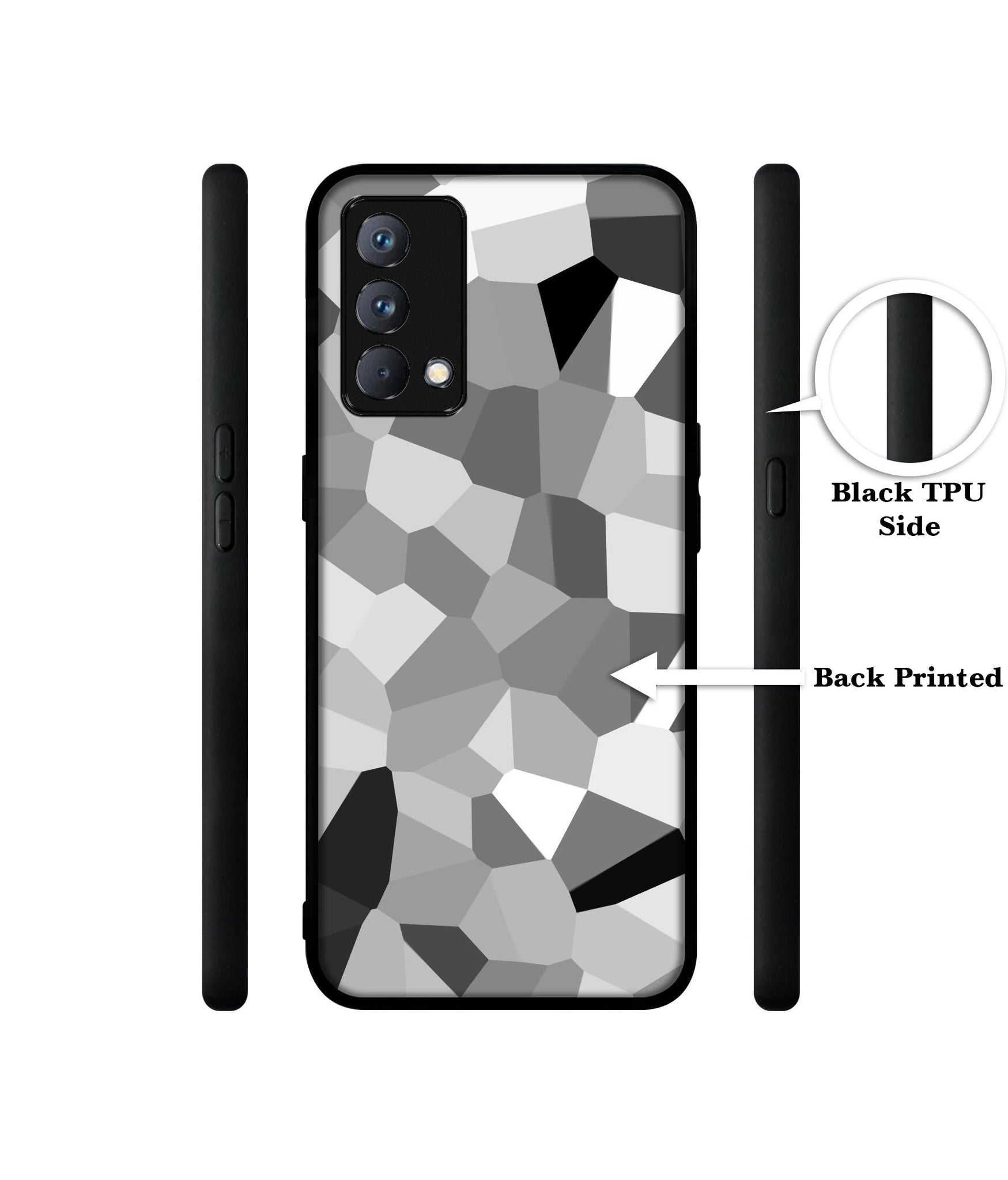 Black & White Mathematical Shape Design Designer 2D Printed Back Case Cover for Realme GT Master Edition 5G