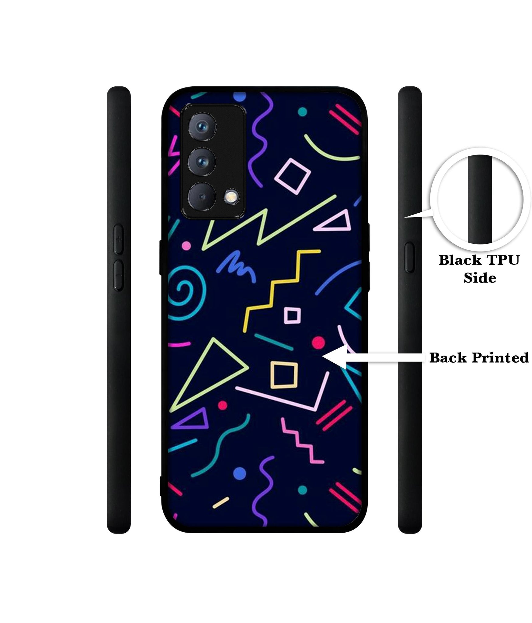 Retro Abstract Design Designer 2D Printed Back Case Cover for Realme GT Master Edition 5G