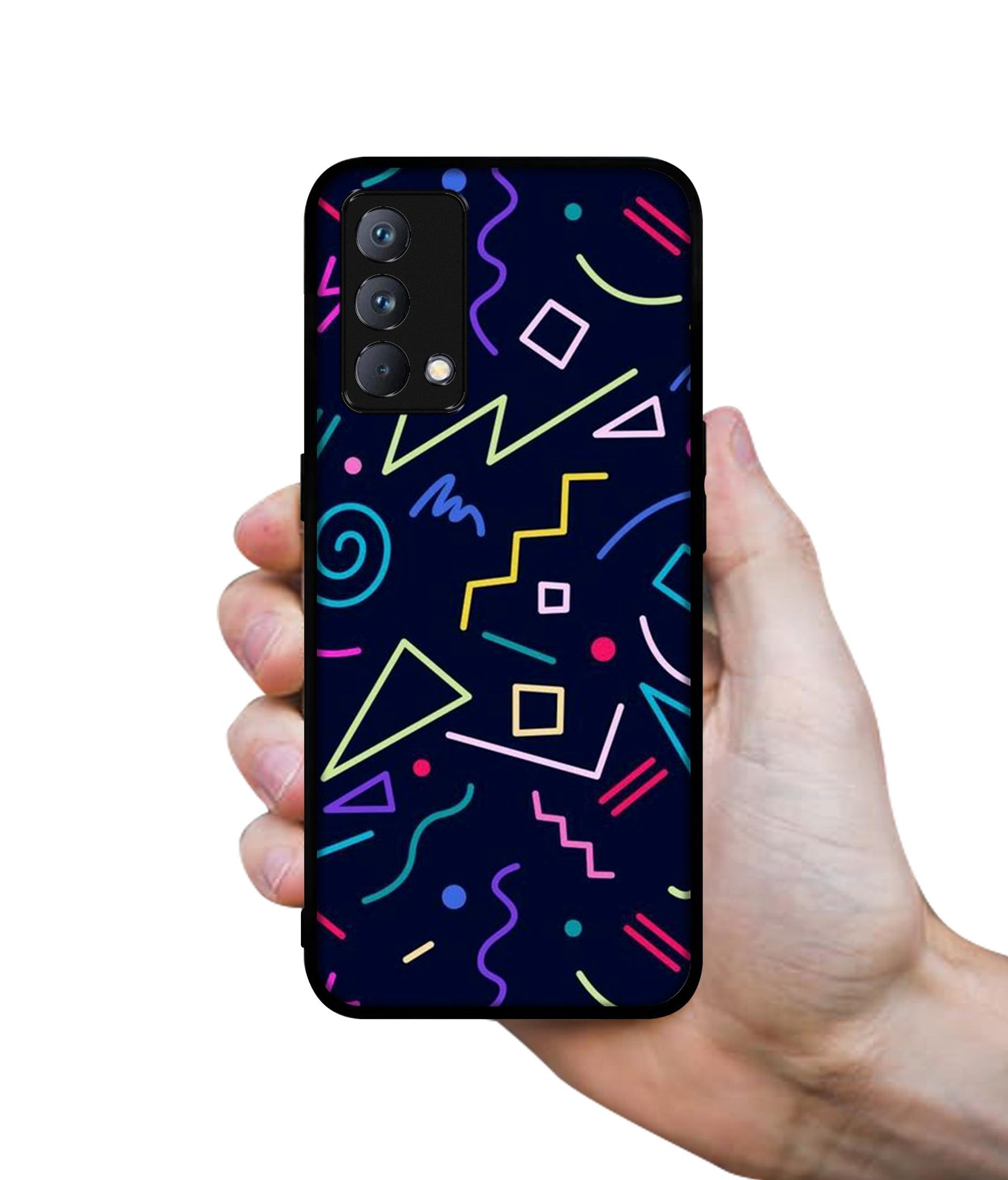 Retro Abstract Design Designer 2D Printed Back Case Cover for Realme GT Master Edition 5G