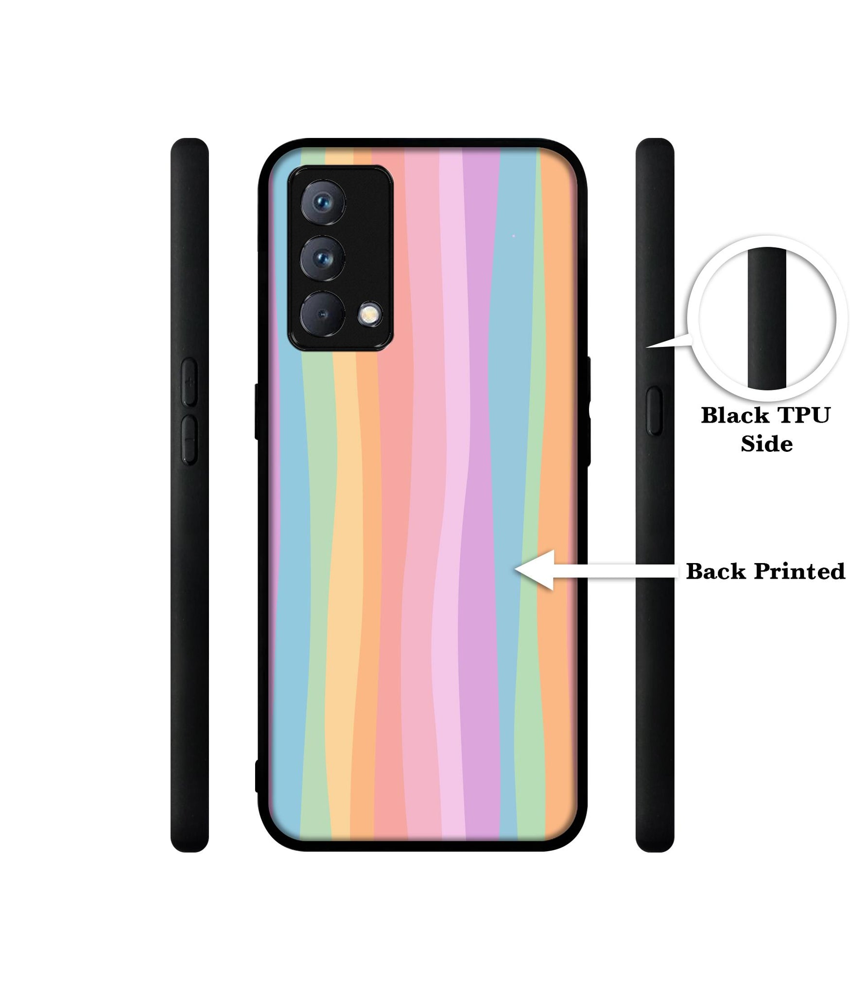 Cool Rainbow Design Designer 2D Printed Back Case Cover for Realme GT Master Edition 5G